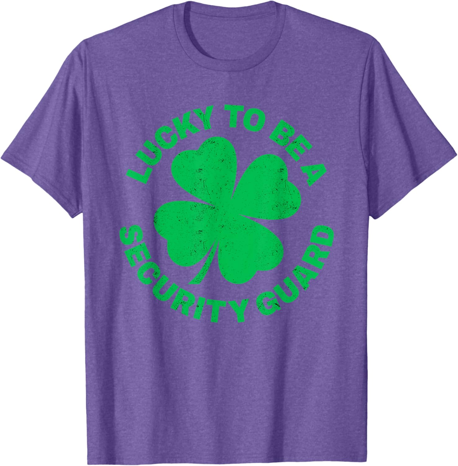 Lucky to Be a Security Guard St Patrick's Day T-Shirt for Irish Celebrations - 24