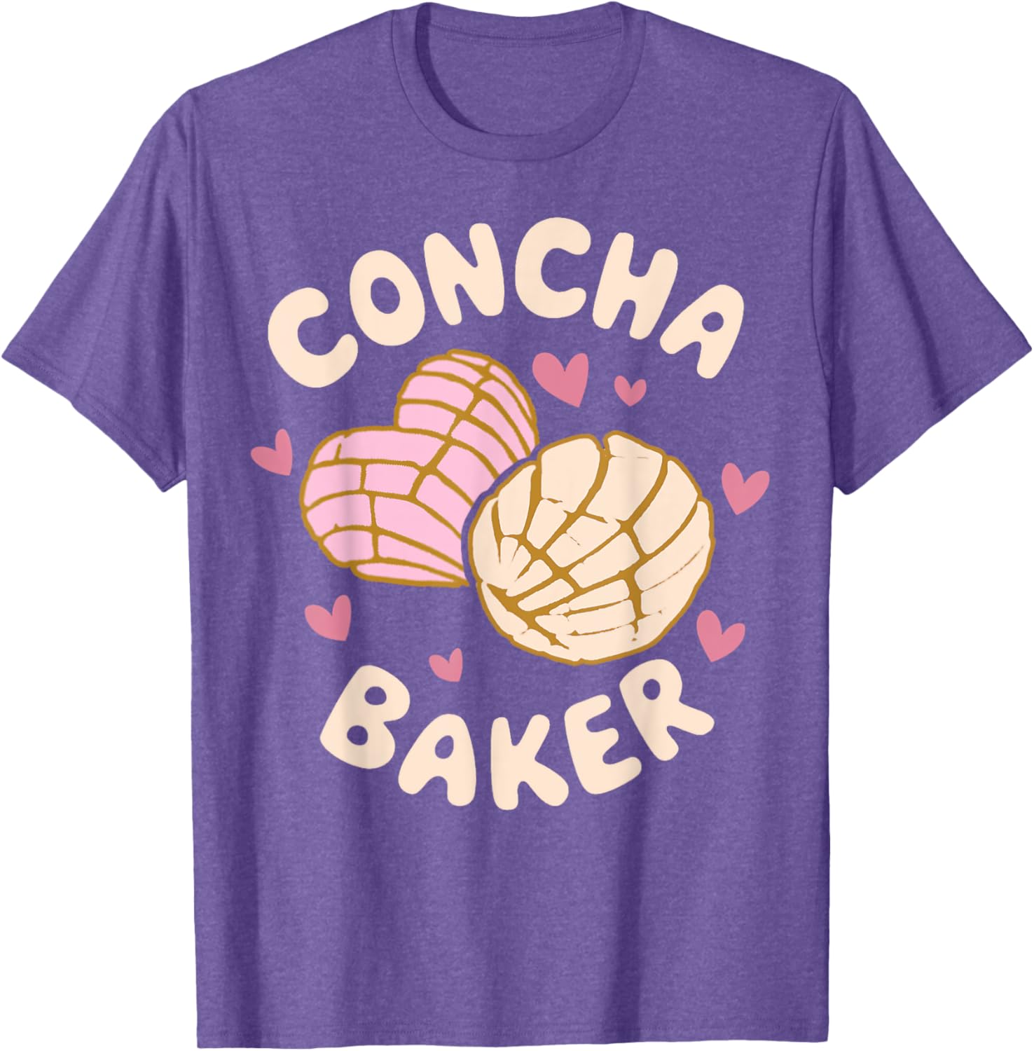 Latina Concha Baker T-Shirt for Lovers of Mexican Baked Pastries - 10