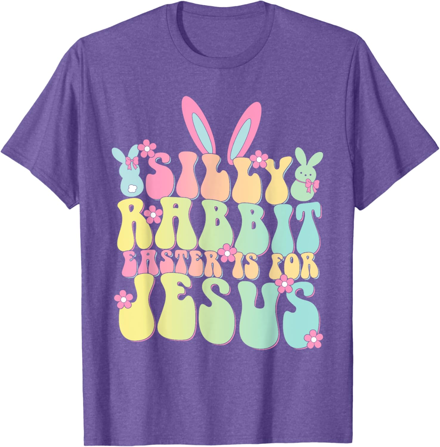 Silly Rabbit Easter is For Jesus Christian T-Shirt for Celebrating Easter - 6