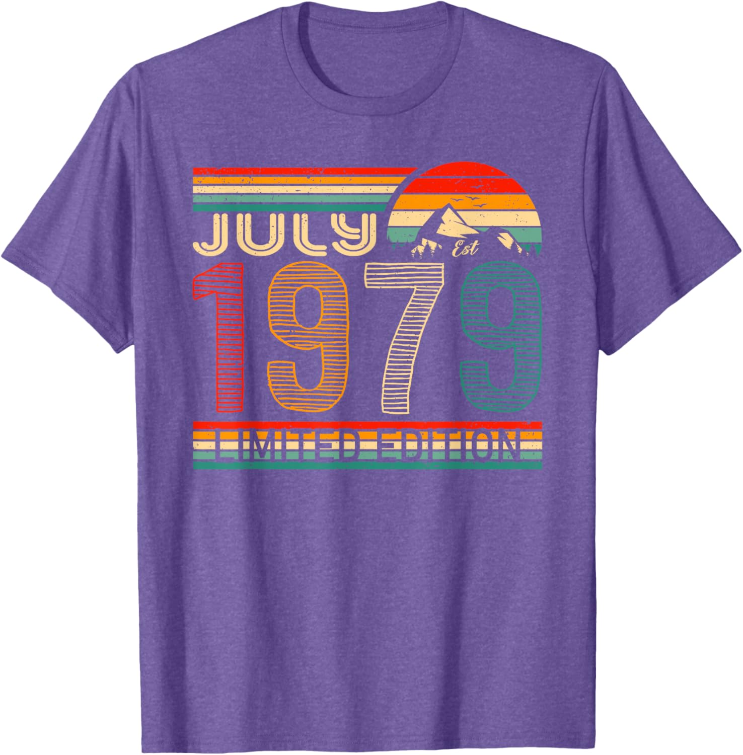 July 1979 Vintage Birthday T-Shirt Classic Retro Style Birthday Gift - 2