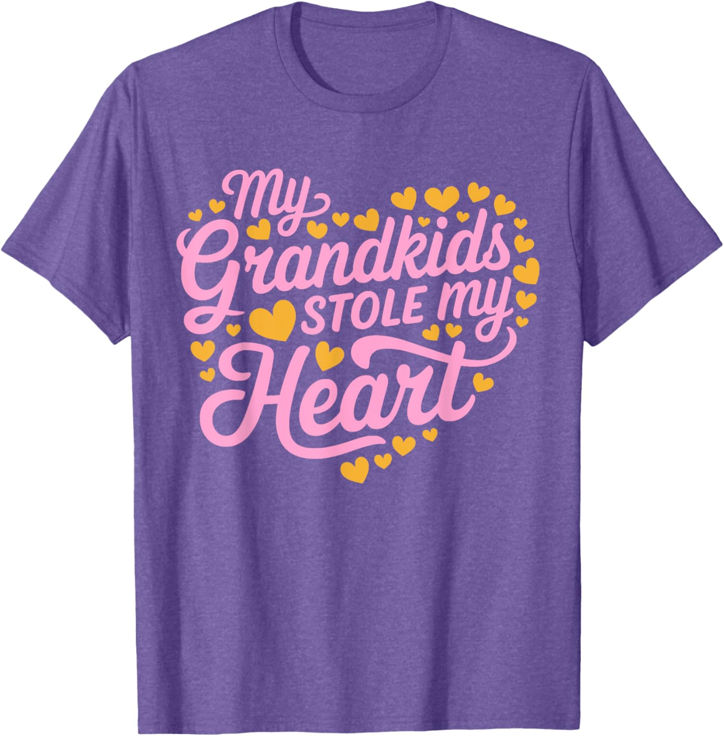 My Grandkids Stole My Heart T-Shirt for Grandma and Nana Lovers - 4