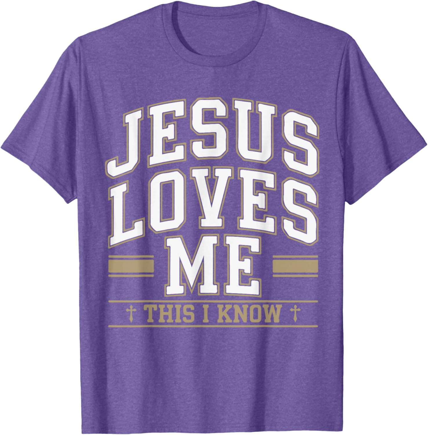 Jesus Loves Me This I Know T-Shirt for Christian Faith Fans - 4