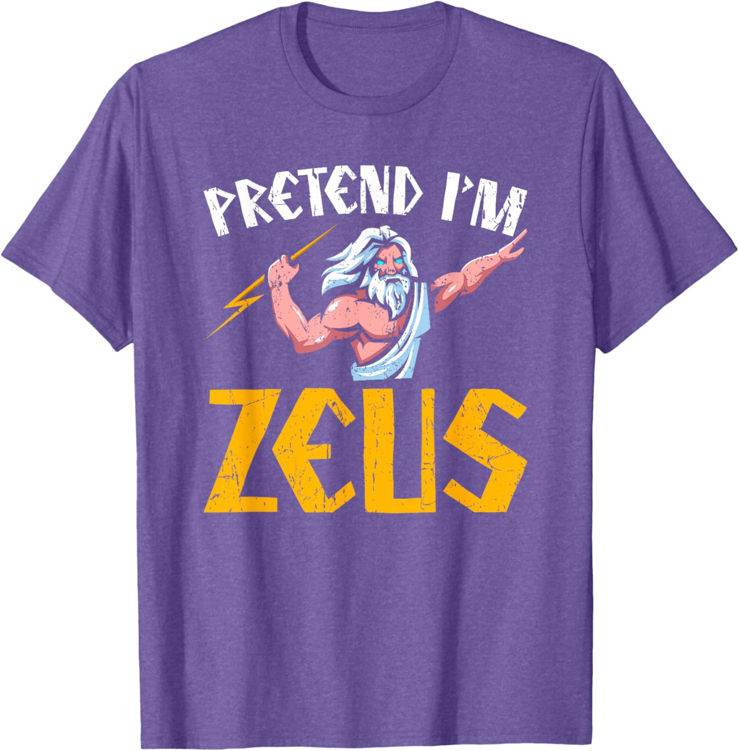 Pretend I'm Zeus T-Shirt - Greek Mythology Clothing for Fans of Ancient Greece - 5