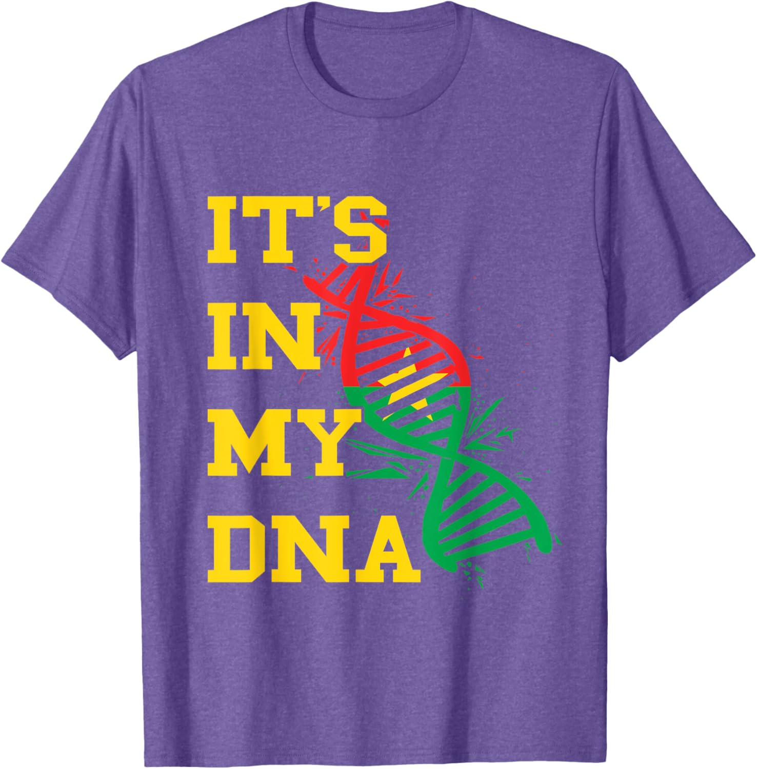 Burkina Faso Flag DNA Pride T-Shirt for Proud Burkina Fasoans - 15