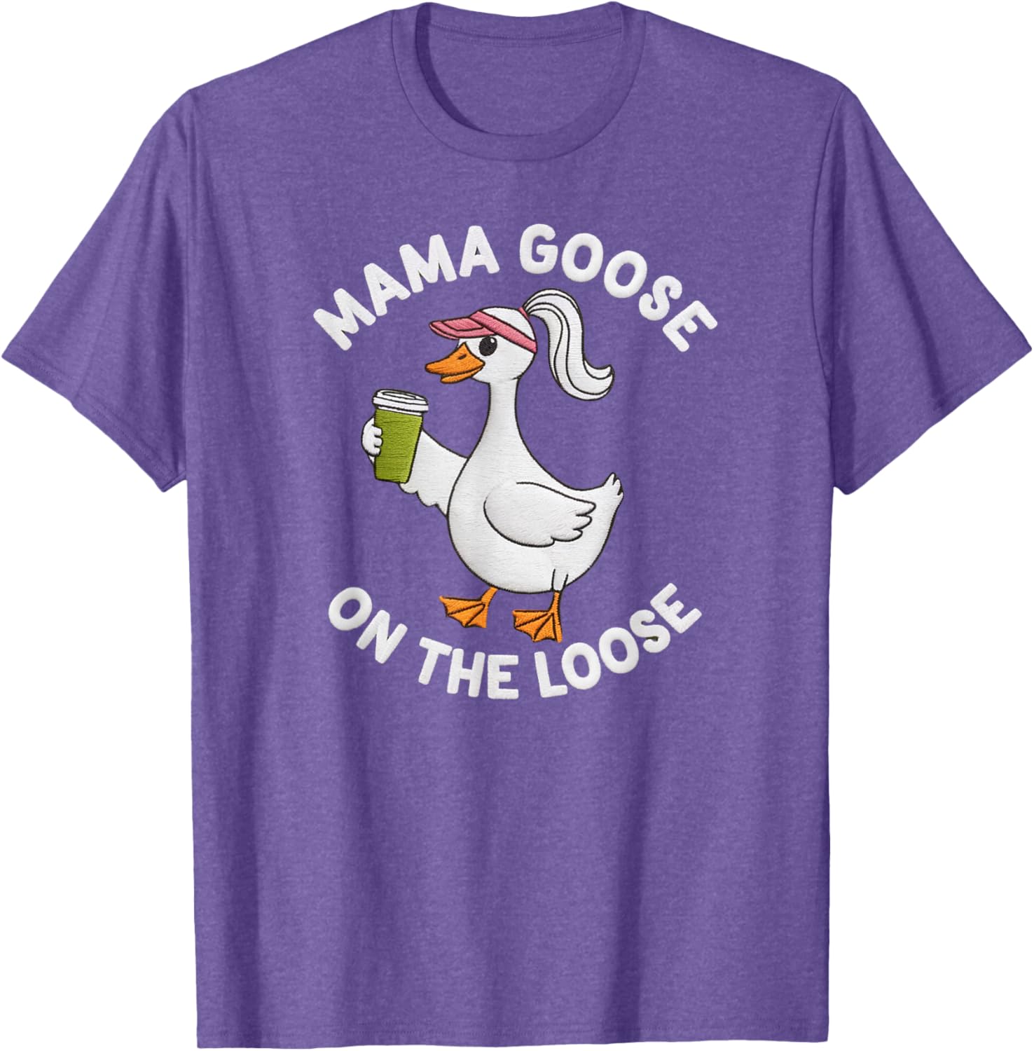 Mama Goose On the Loose Silly Mom Life T-Shirt Perfect for Mother's Day - 3