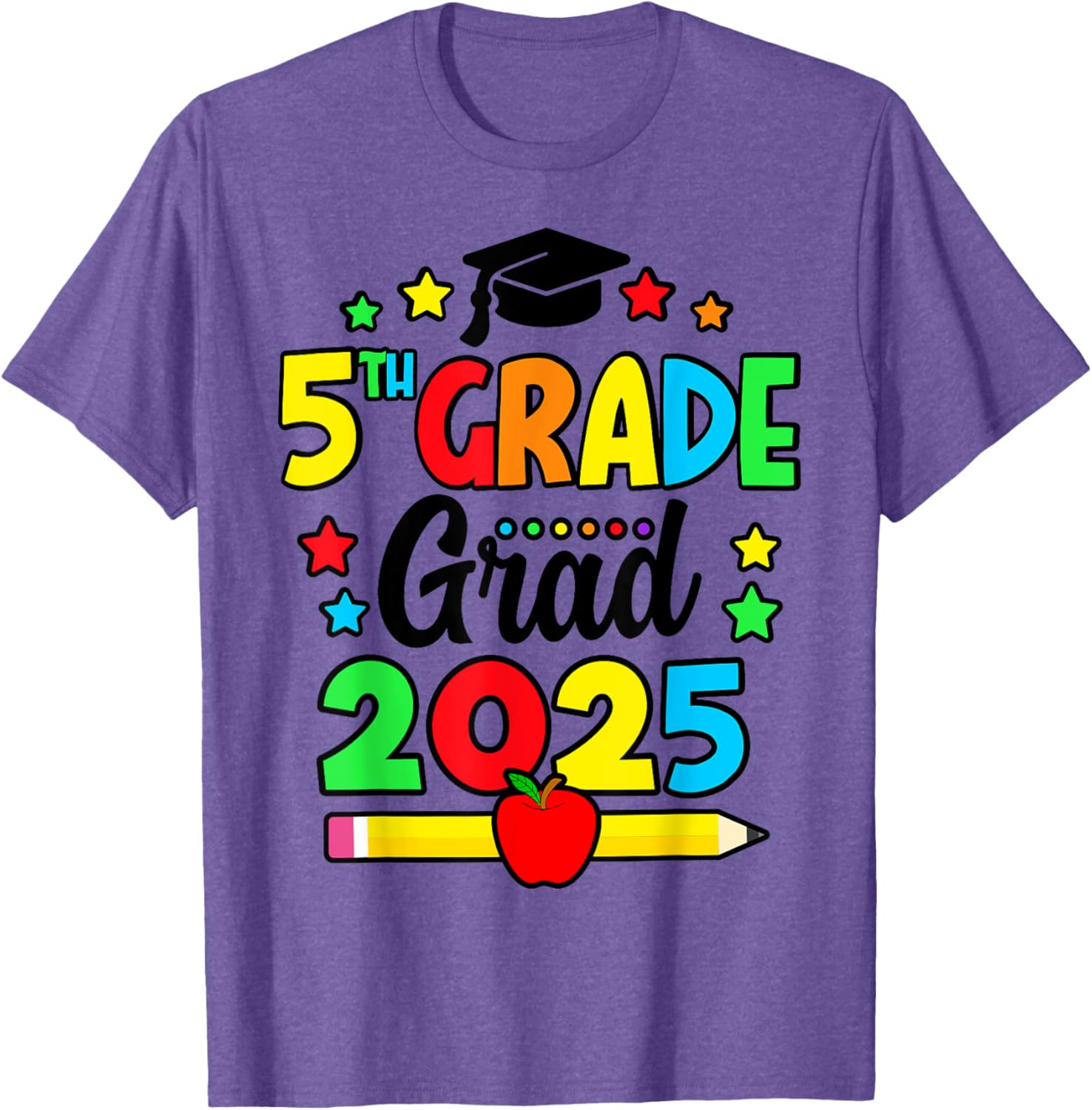 Fifth Grade Graduate 2025 T-Shirt for Elementary School Celebration - 9