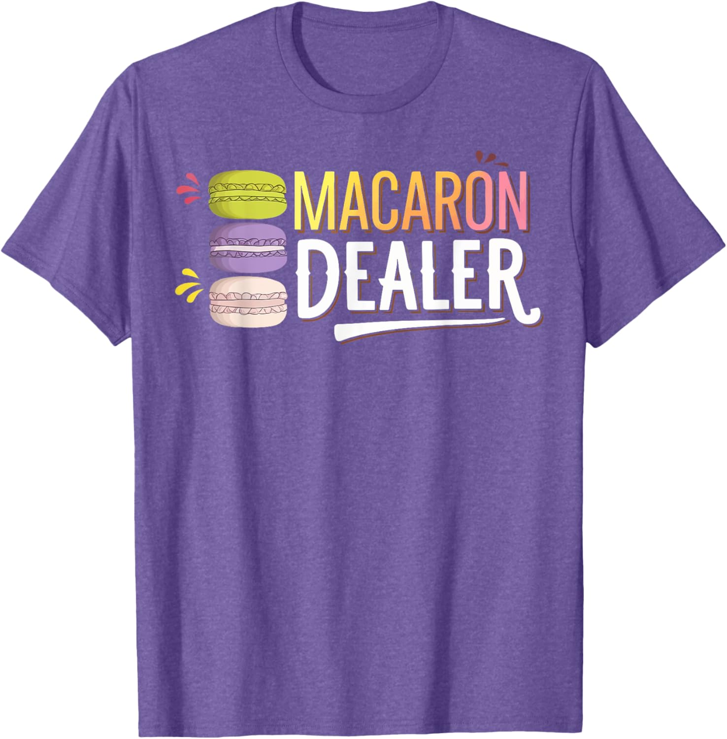 Charming Macaron Dealer T-Shirt for Sweet Treat Lovers and Foodies - 7