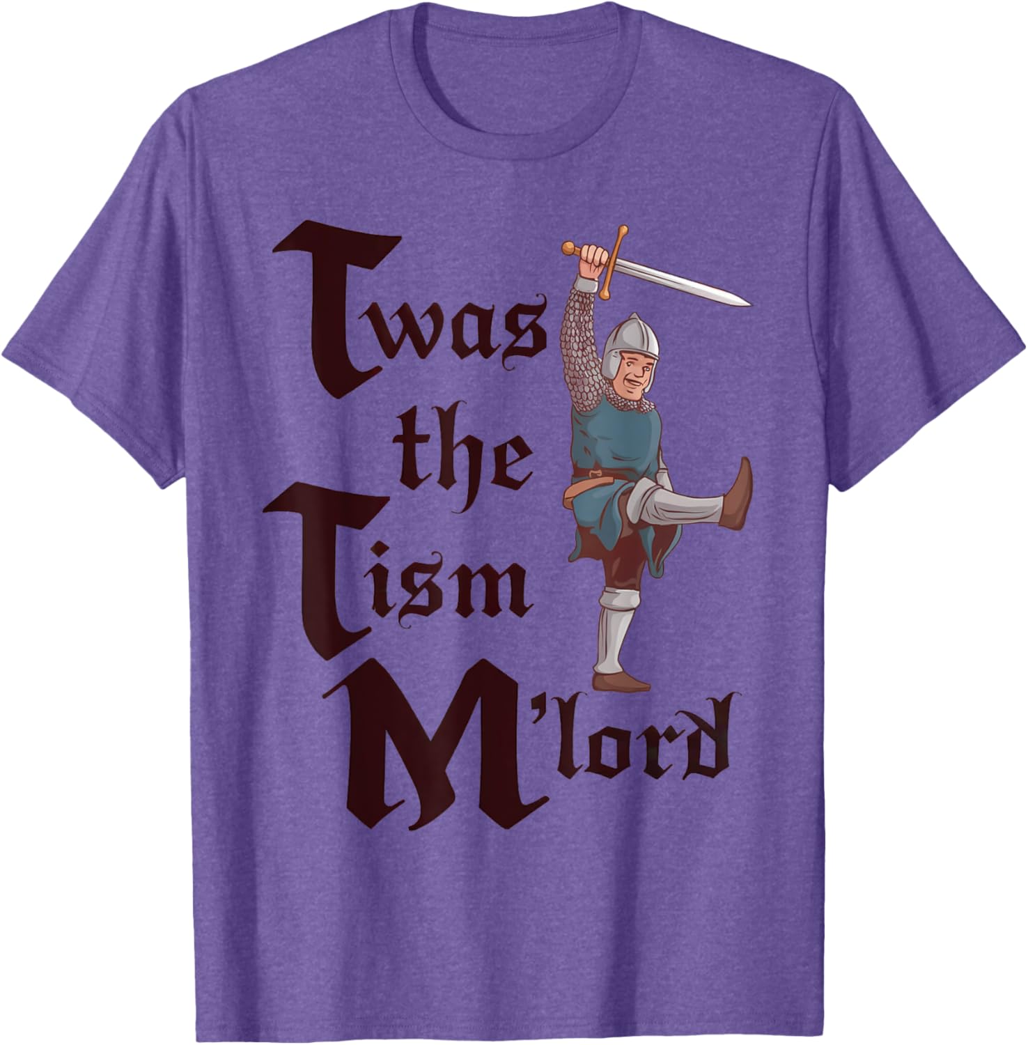 Funny Autism Awareness T-Shirt Twas The Tism M Lord for Supportive Style - 14