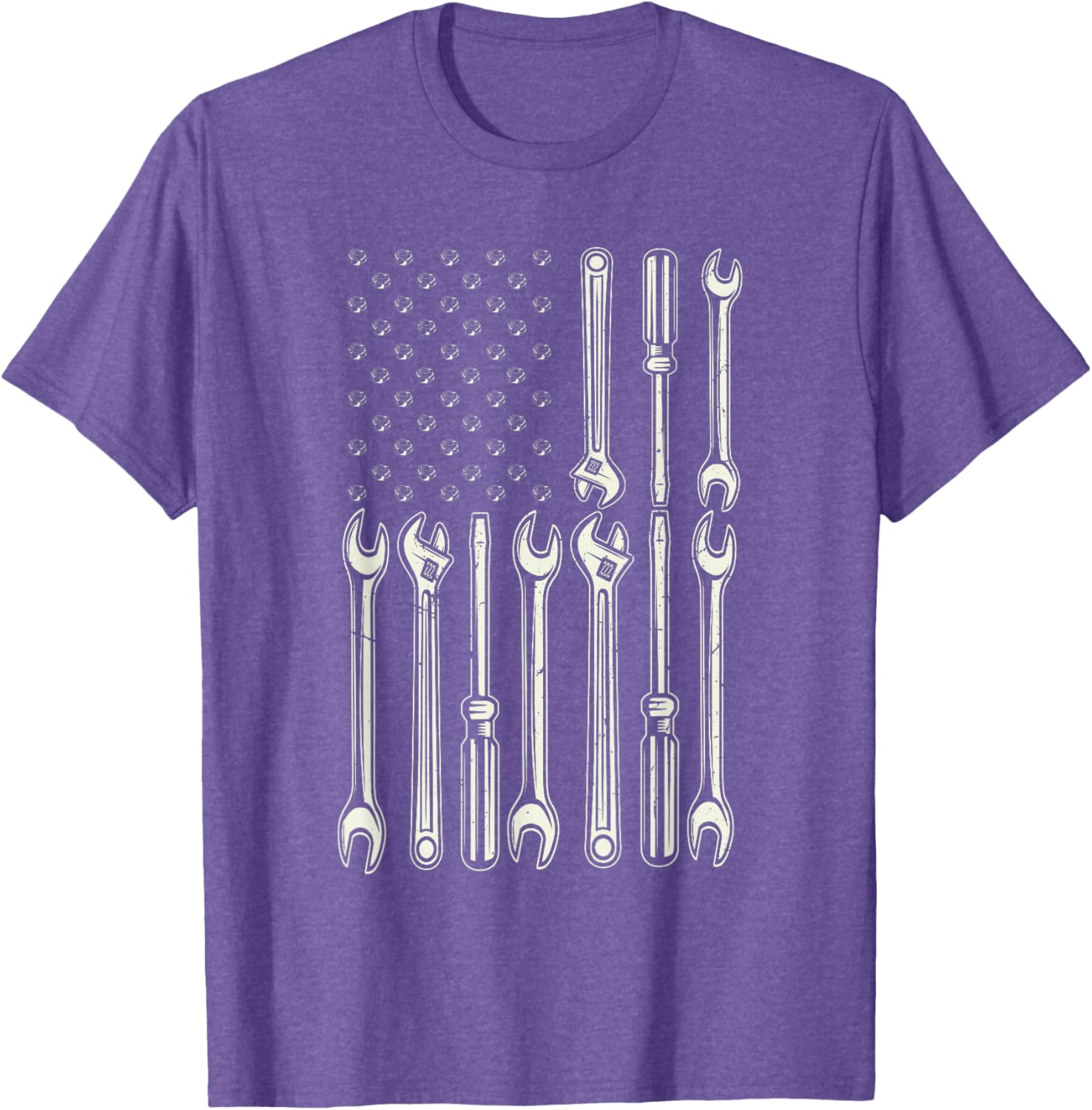 Patriotic Mechanic USA Flag T-Shirt for Men - Perfect Gift for Gearheads - 7