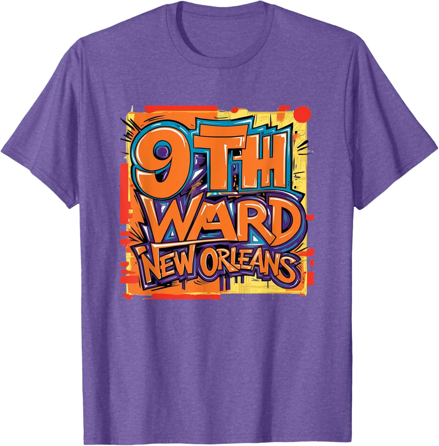 9th Ward Graffiti Art T-Shirt New Orleans Unique Style Clothing - 18