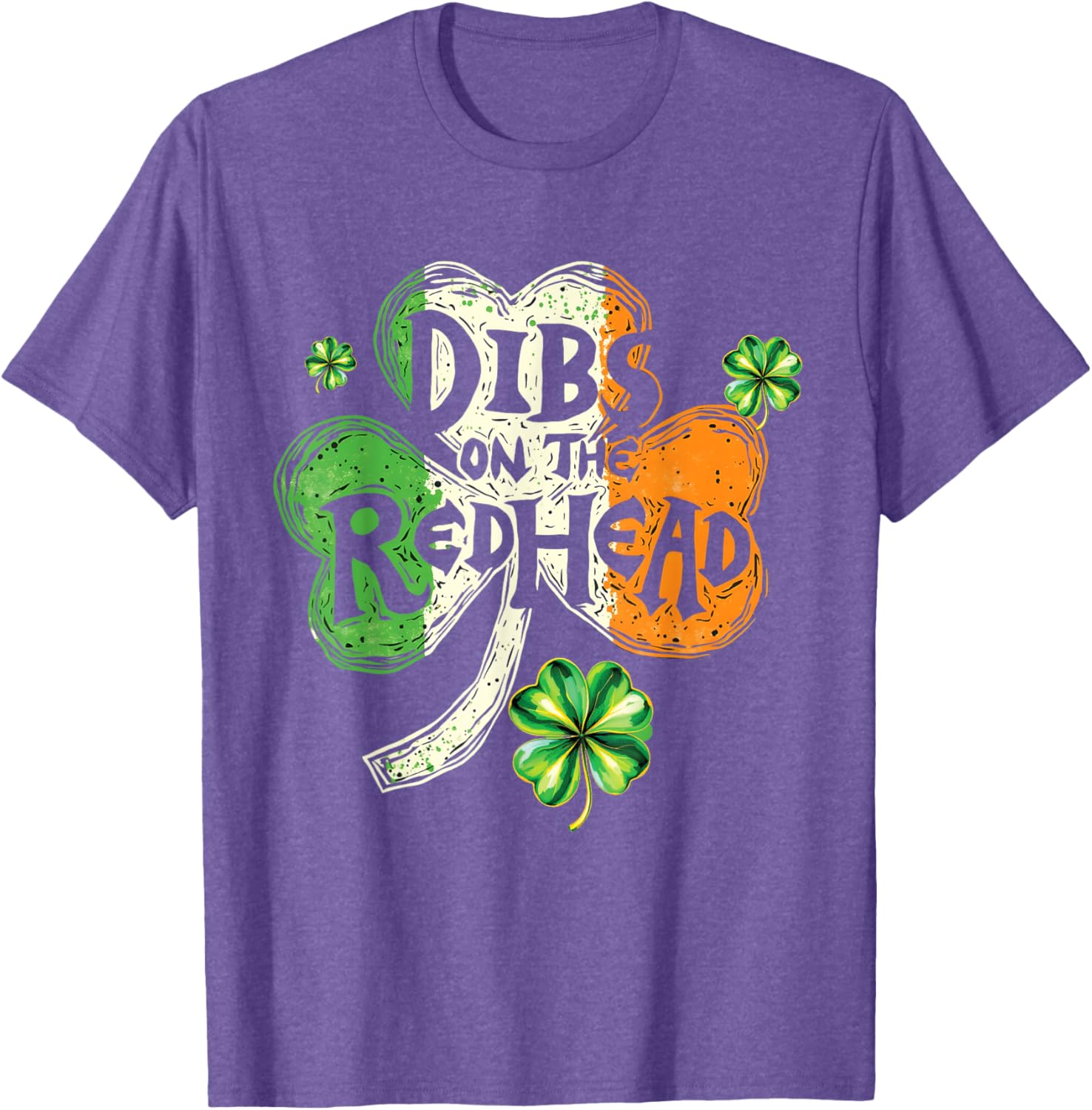 Dibs on the Redhead St Patrick's Day Shamrock T-Shirt for Women - 18