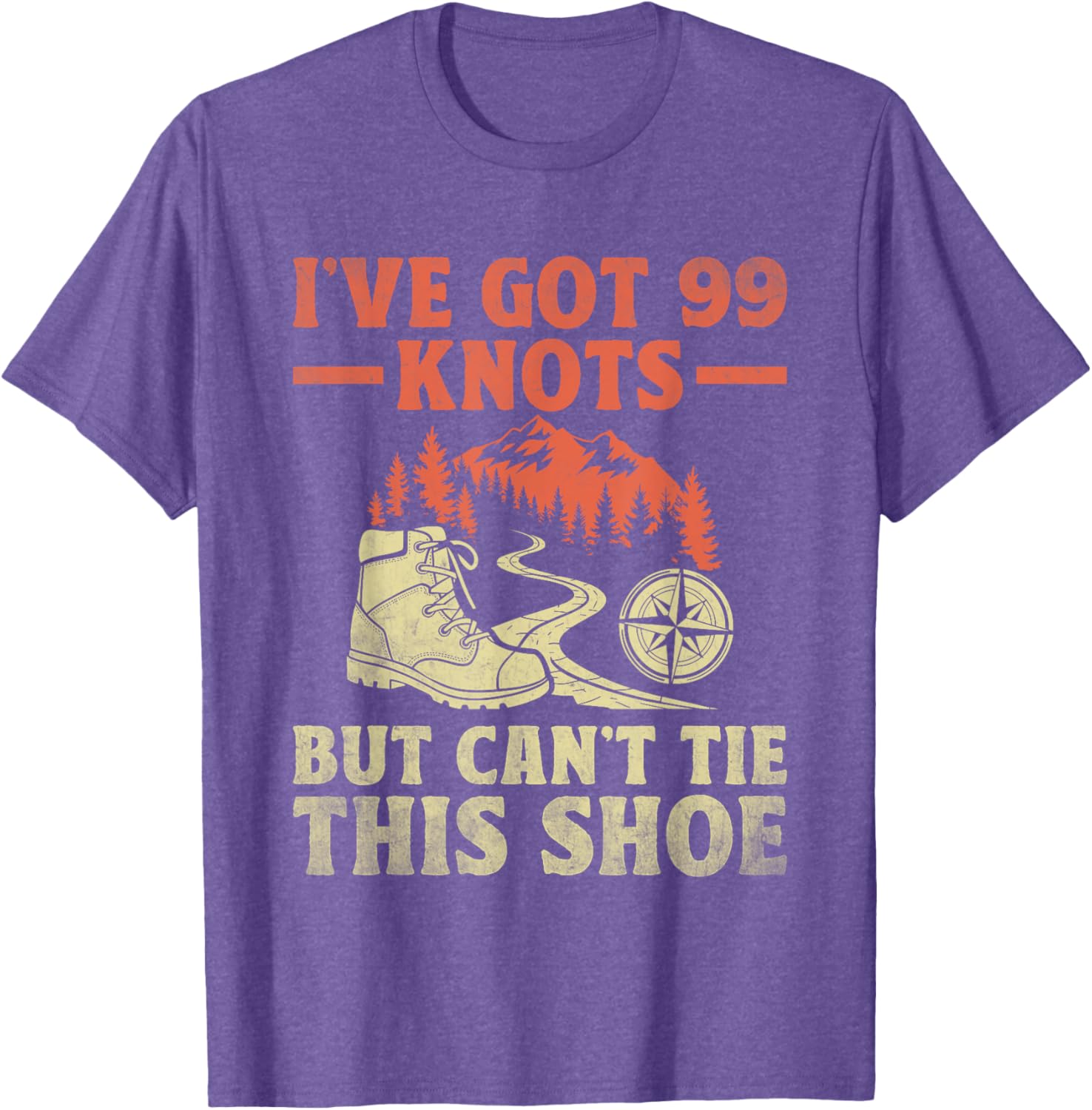 Funny Scout T-Shirt I've Got 99 Knots But Can't Tie This Shoe - 2