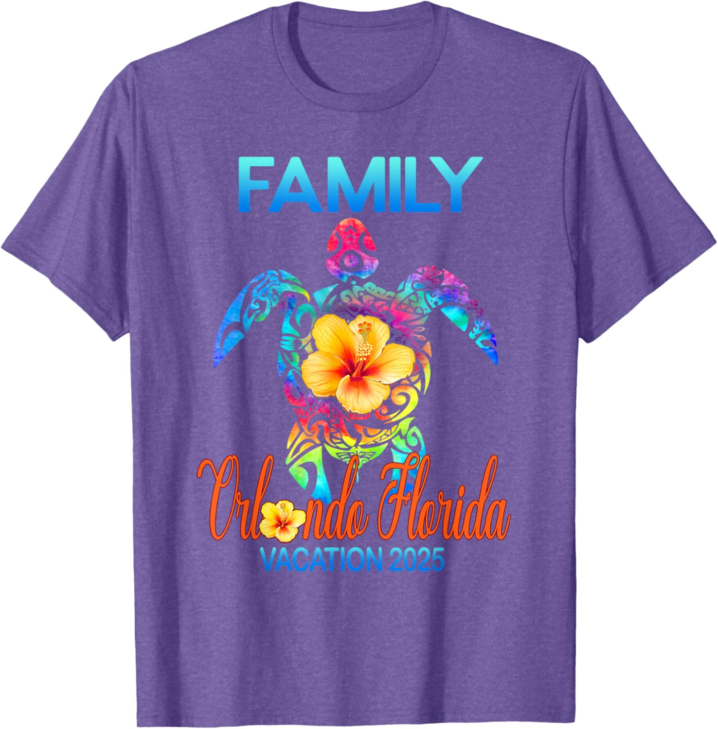 Family Orlando Florida Vacay 2025 Tie Dye T-Shirt for Fun Adventures - 11
