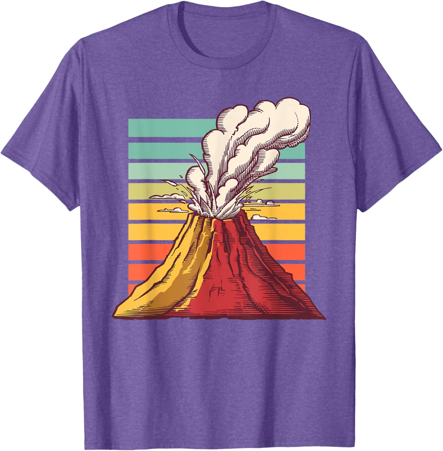 Cool Volcano Art T-Shirt for Men, Women, and Kids - Perfect for Geology Lovers - 25