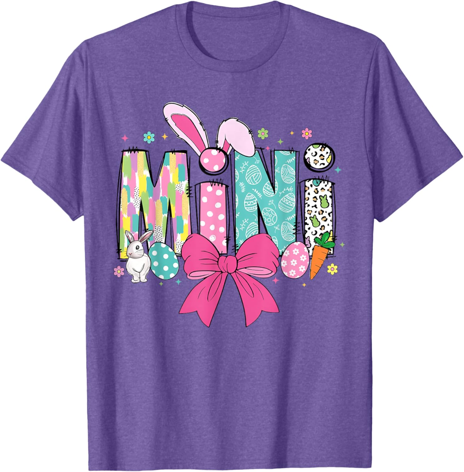 Adorable Mama Bunny Easter T-Shirt for Matching Family Celebrations - 22