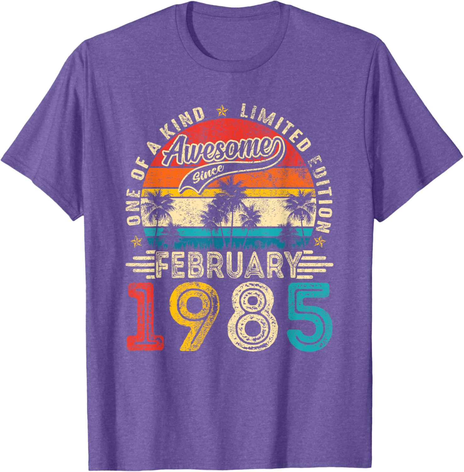40 Years Awesome Since February 1985 Women's T-Shirt for 40th Birthday - 8