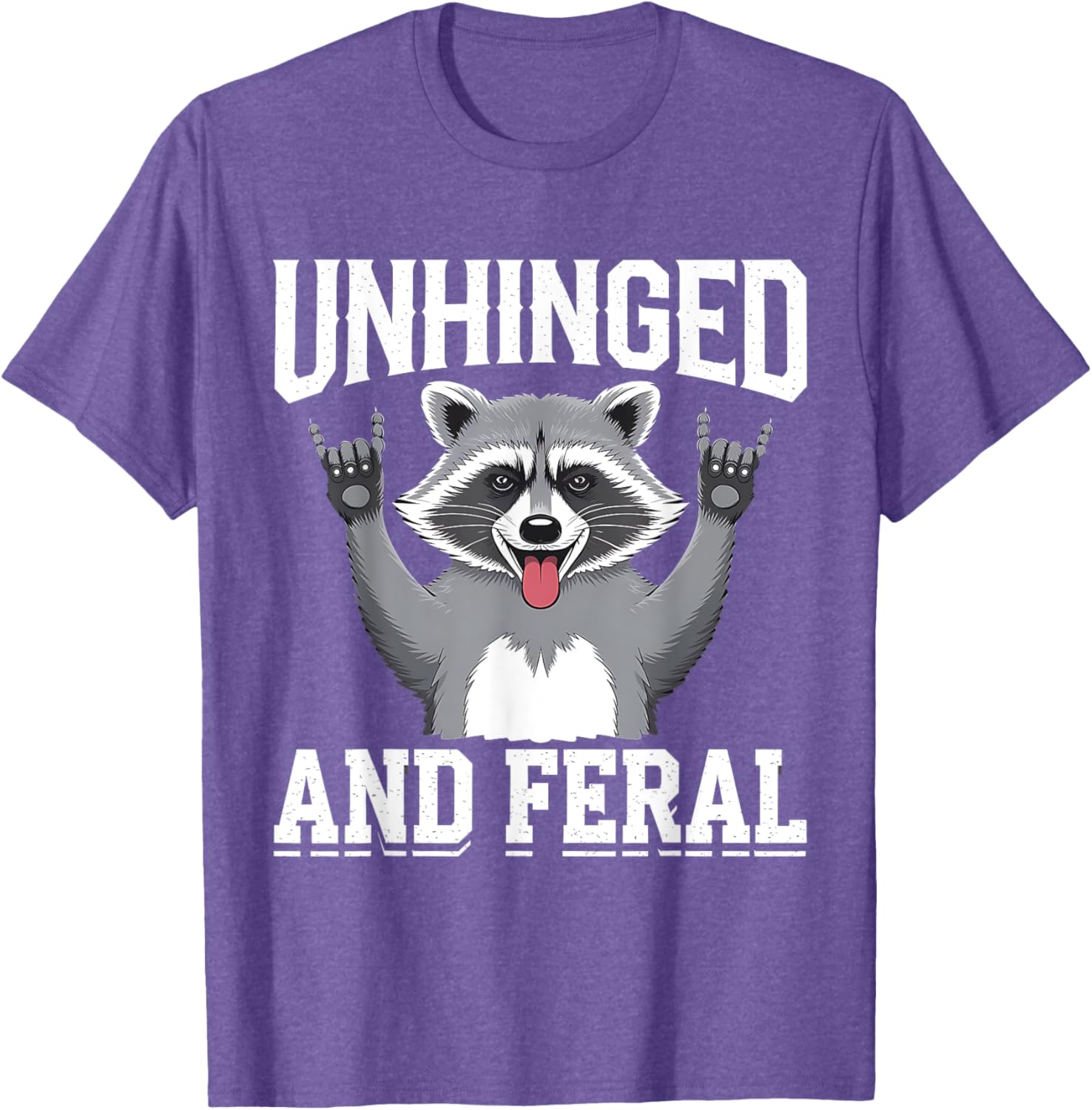 Feral Raccoon Retro Chaos Vibes T-Shirt for Fun and Stylish Outfits - 19