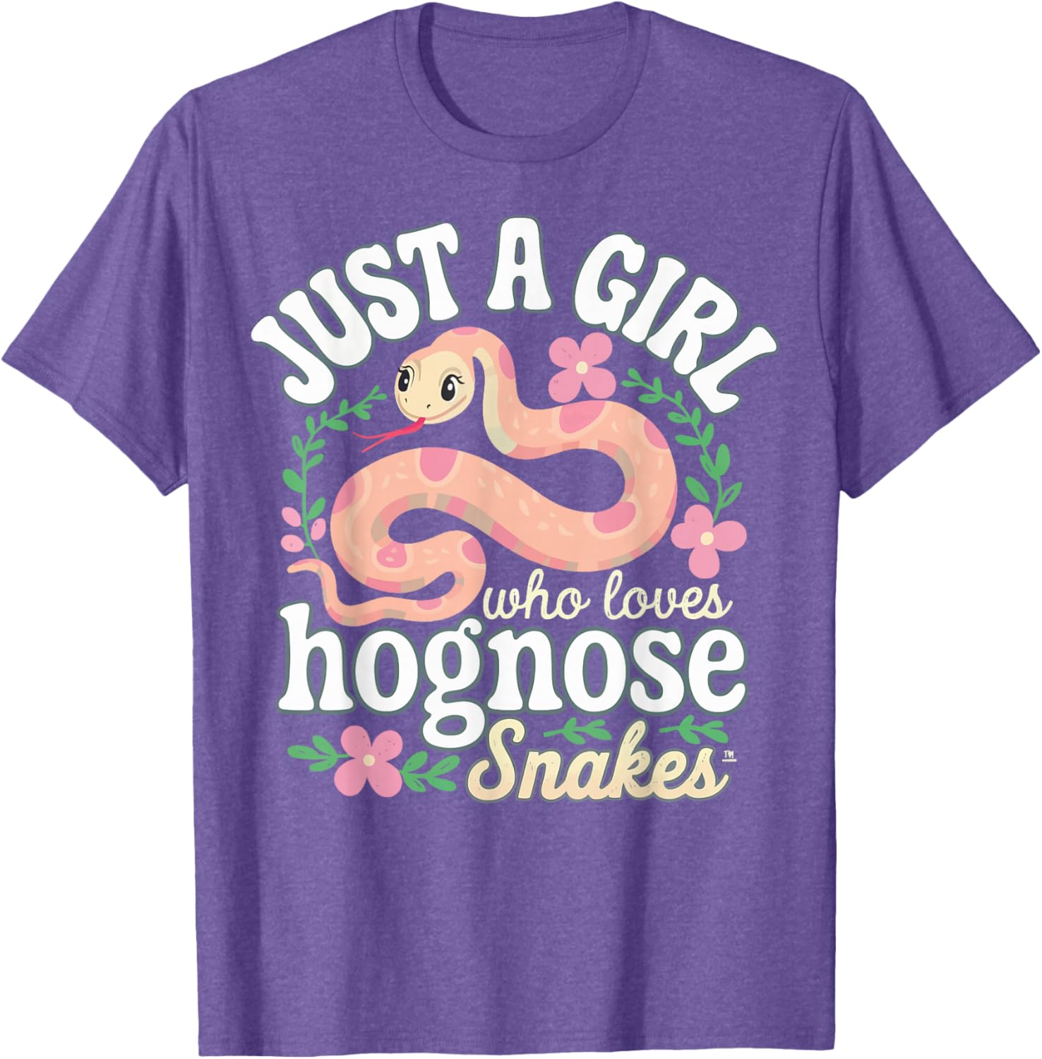 Just A Girl Who Loves Hognose Snakes Tee Shirt for Snake Lovers - 7