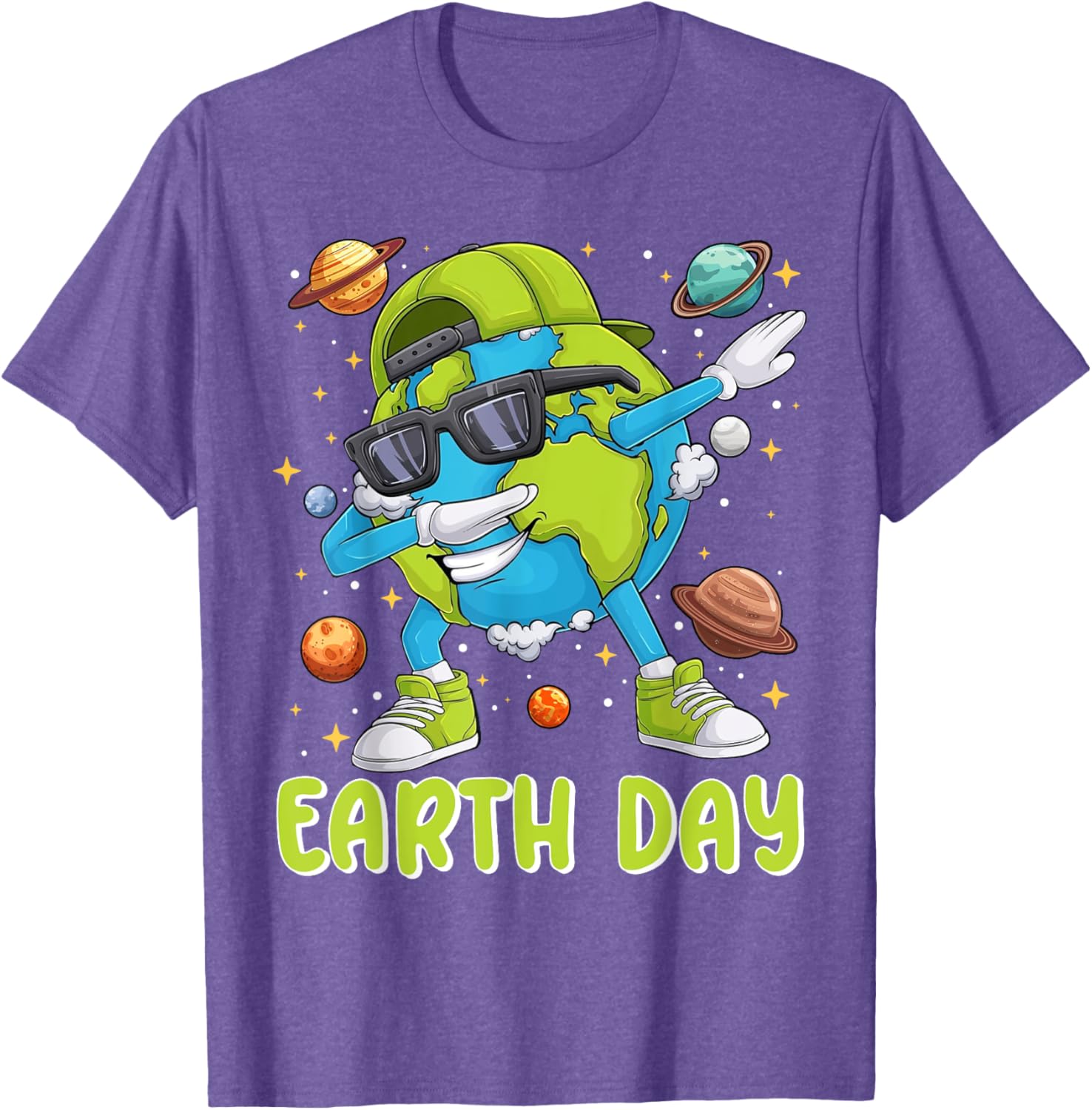 Cute Dabbing Earth Day 2025 T-Shirt for Kids and Toddlers - 8