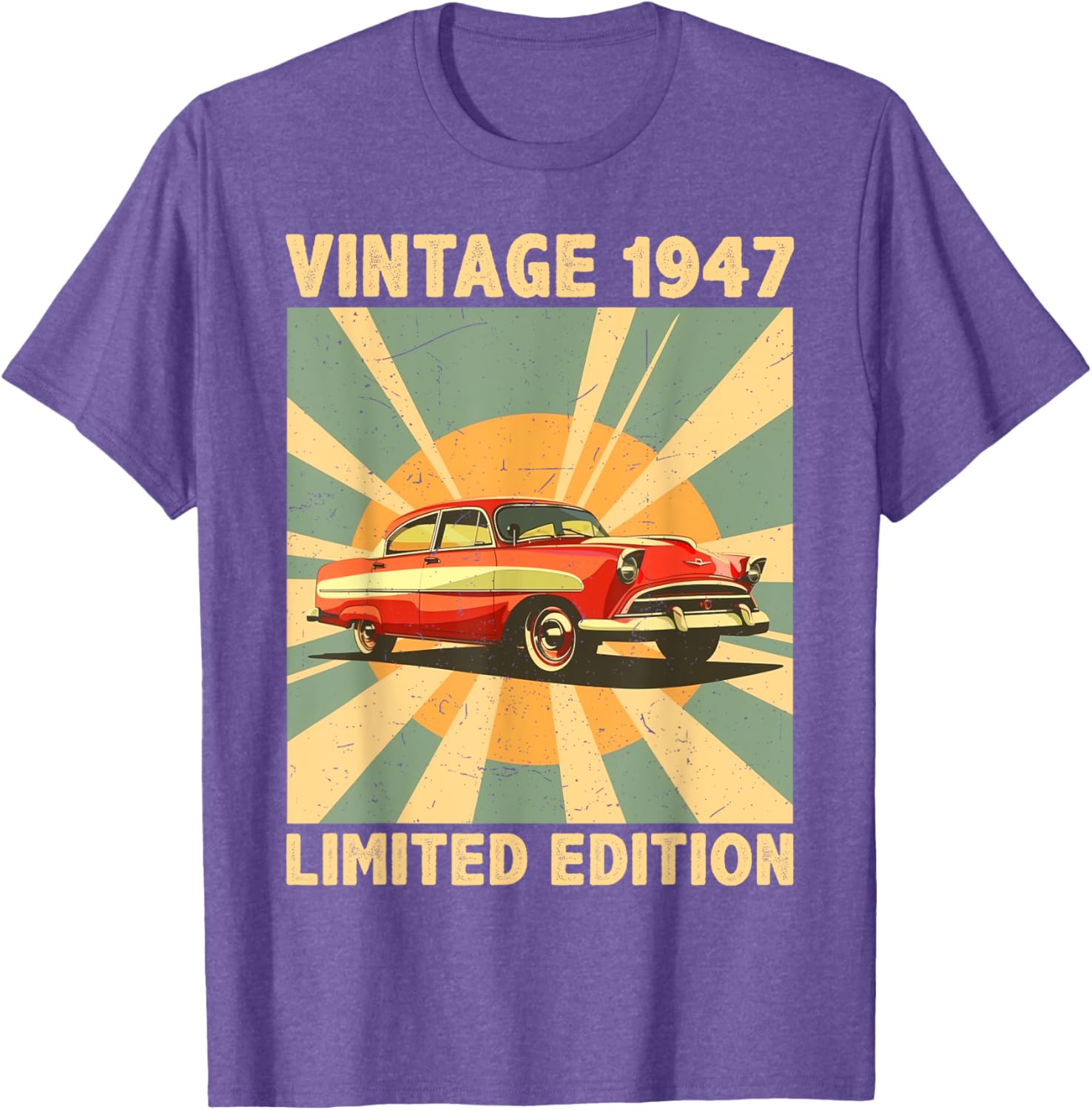 Funny 78th Birthday T-Shirt Retro 80's 1947 Vintage Style Gift Idea - 7