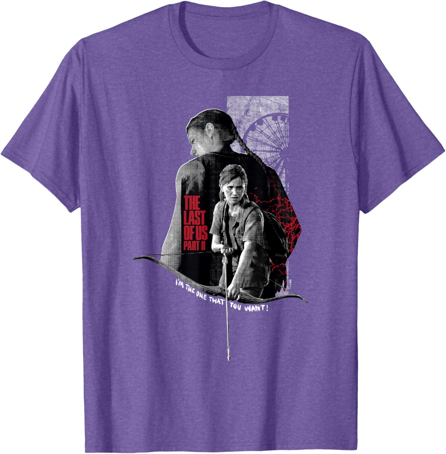 The Last of Us Part II Abby Ellie I'm The One T-Shirt for Gamers - 3