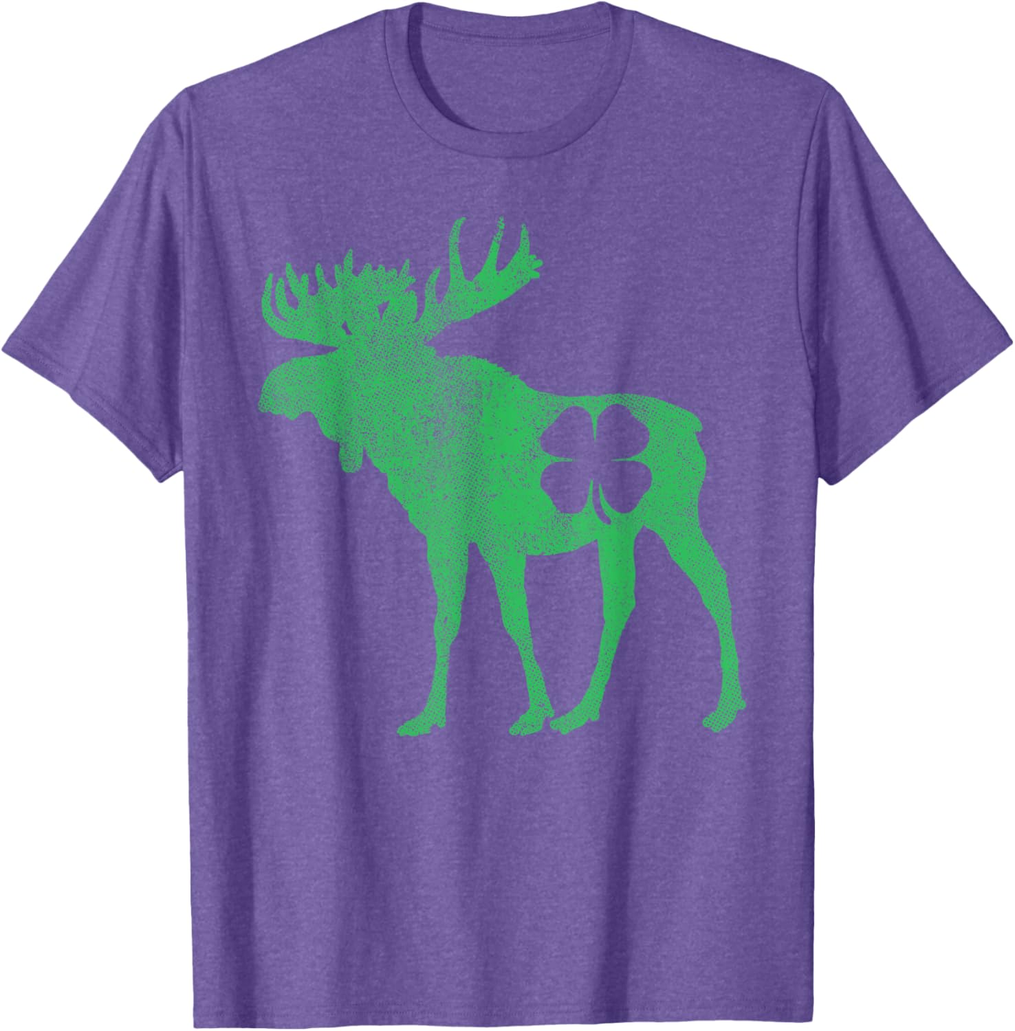 Funny Moose Shamrock St Patricks Day T-Shirt for Irish Celebration - 6