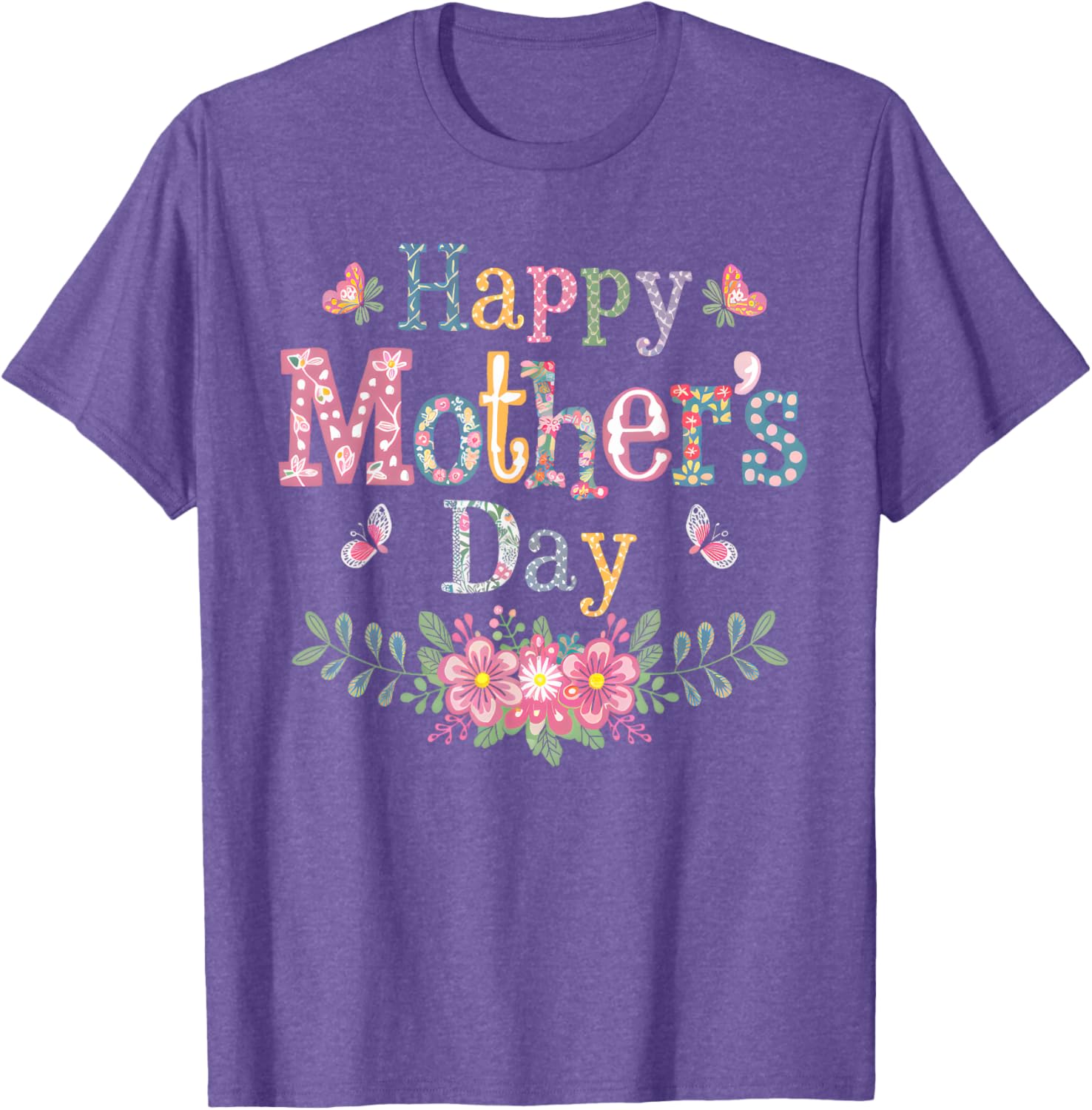 Cute Wildflowers T-Shirt for Mom and Grandma Happy Mother's Day 2025 - 19