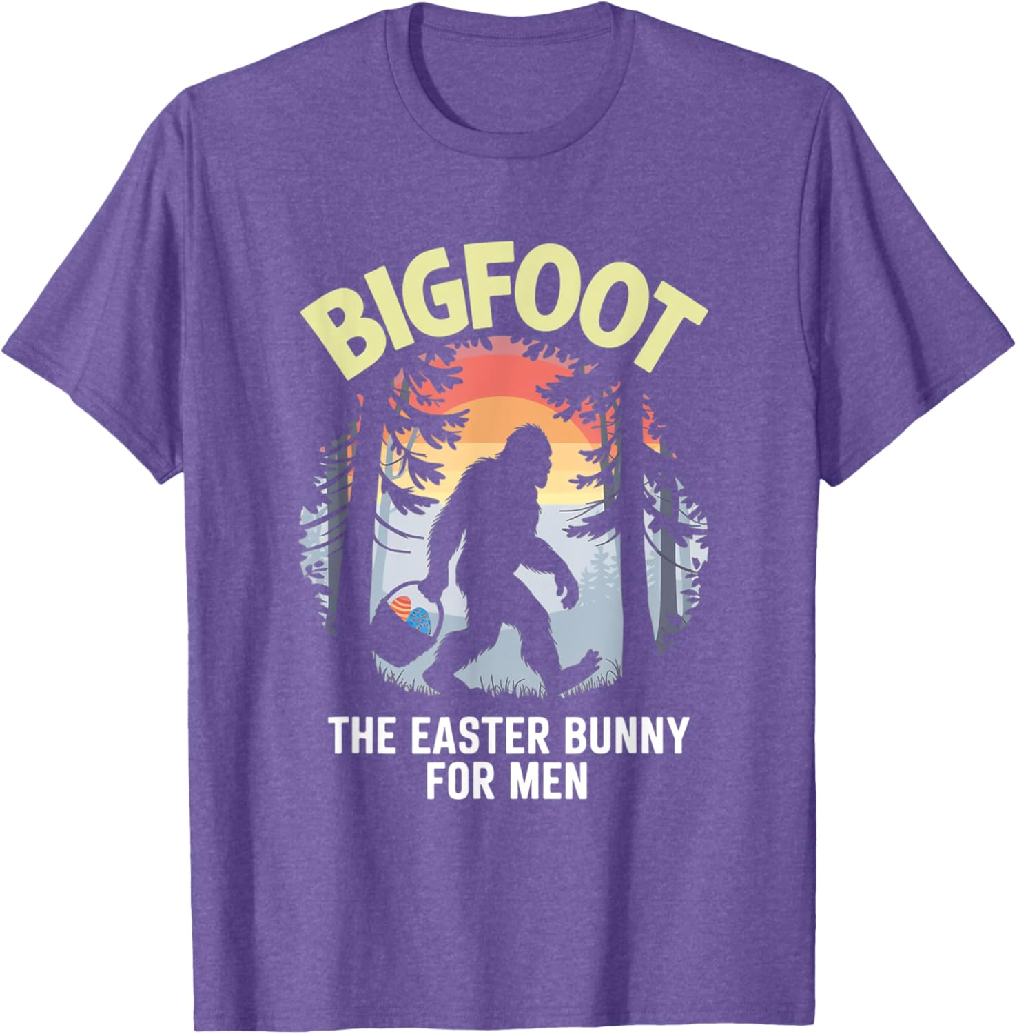 Bigfoot Easter Bunny T-Shirt for Men Fun Apparel Gift Idea - 10