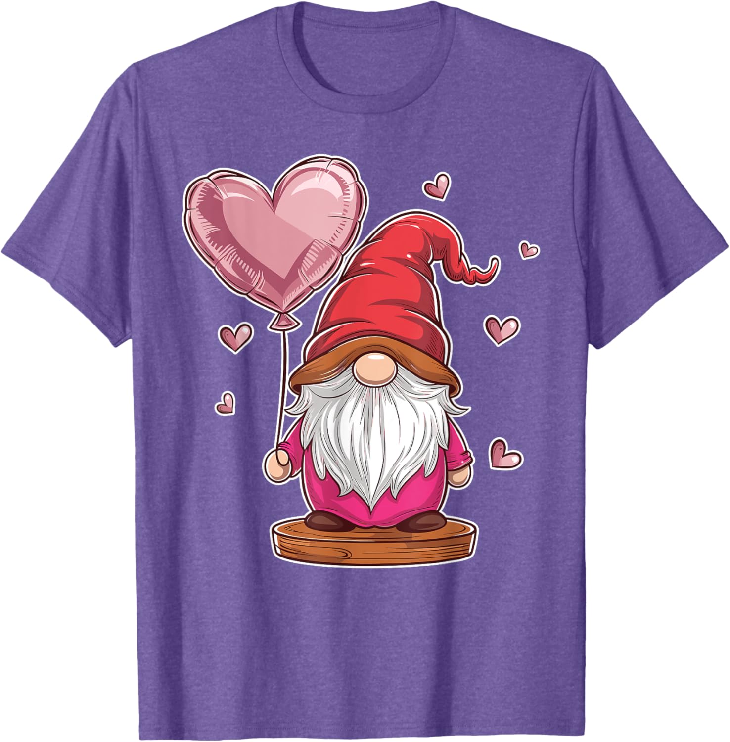 Gnome Valentine's Day Love Heart Kids T-Shirt for Fun and Style - 21
