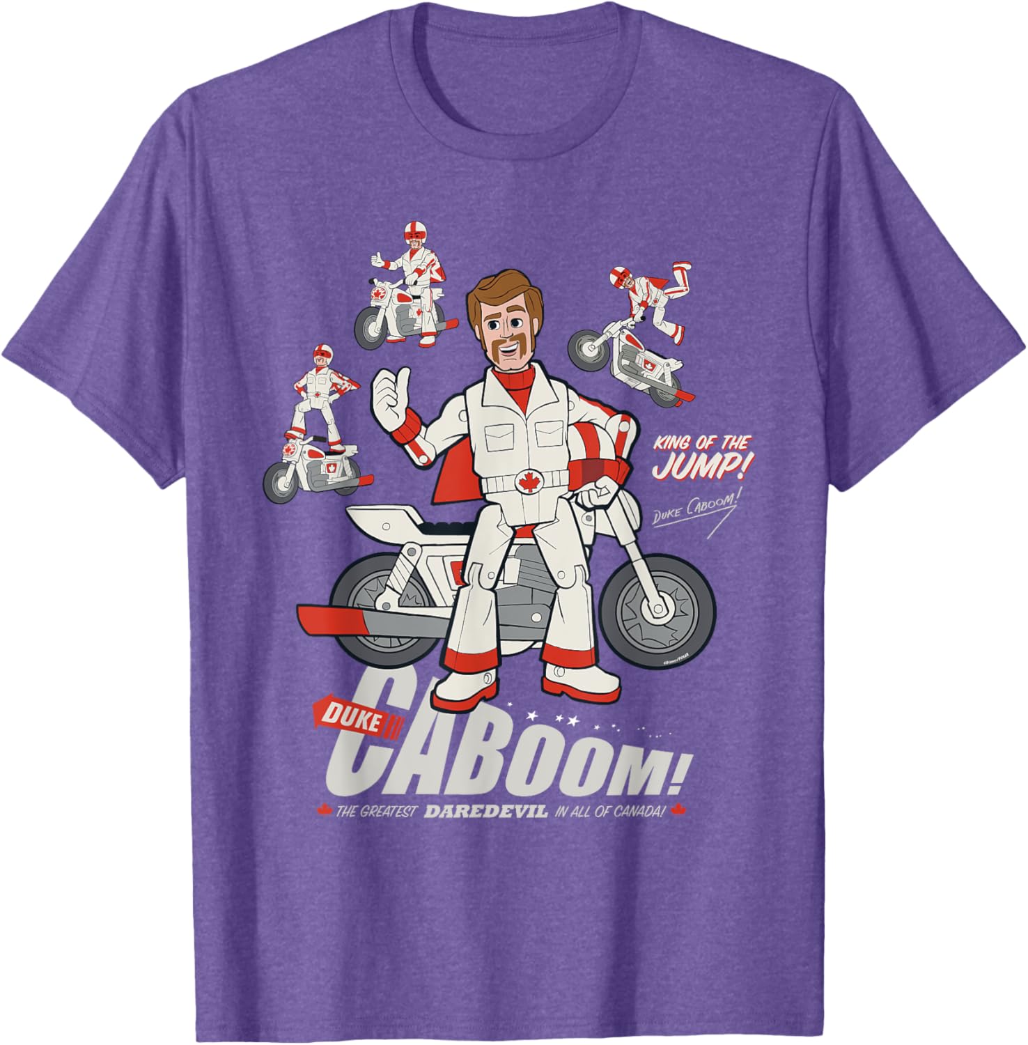 Disney Pixar Toy Story Duke Caboom Stuntman Fun Graphic T-Shirt - 18