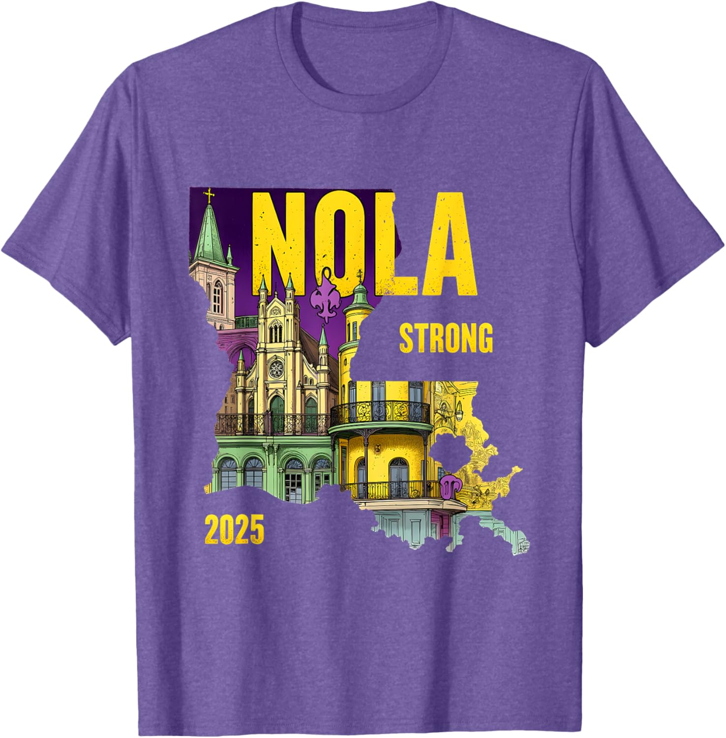 New Orleans Traveling Lovers Costume T-Shirt We Stand NOLA Strong - 19