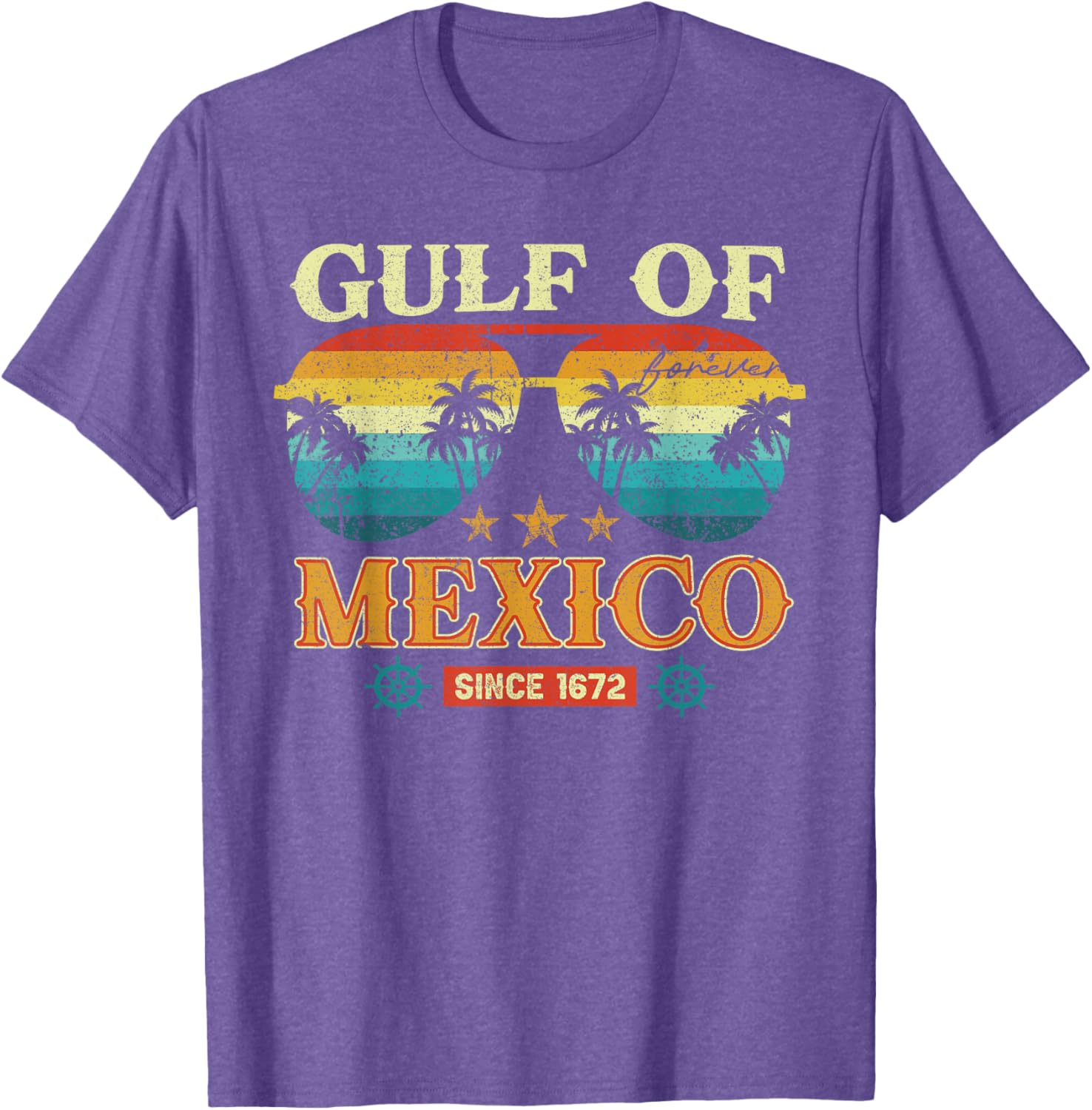 Gulf of Mexico Vintage T-Shirt Retro Style Clothing for Beach Lovers - 26
