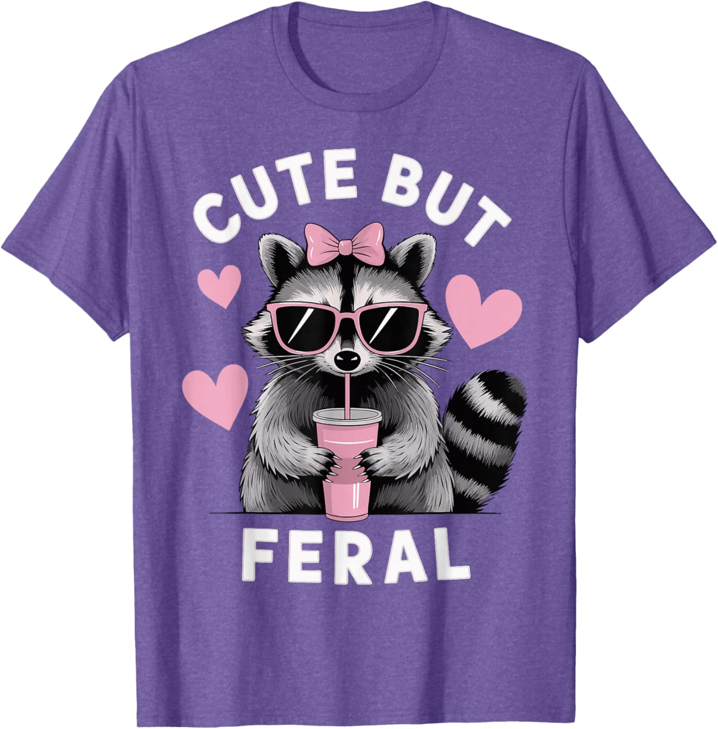Cute But Feral T-Shirt for Animal Lovers - Stylish and Playful Apparel - 8