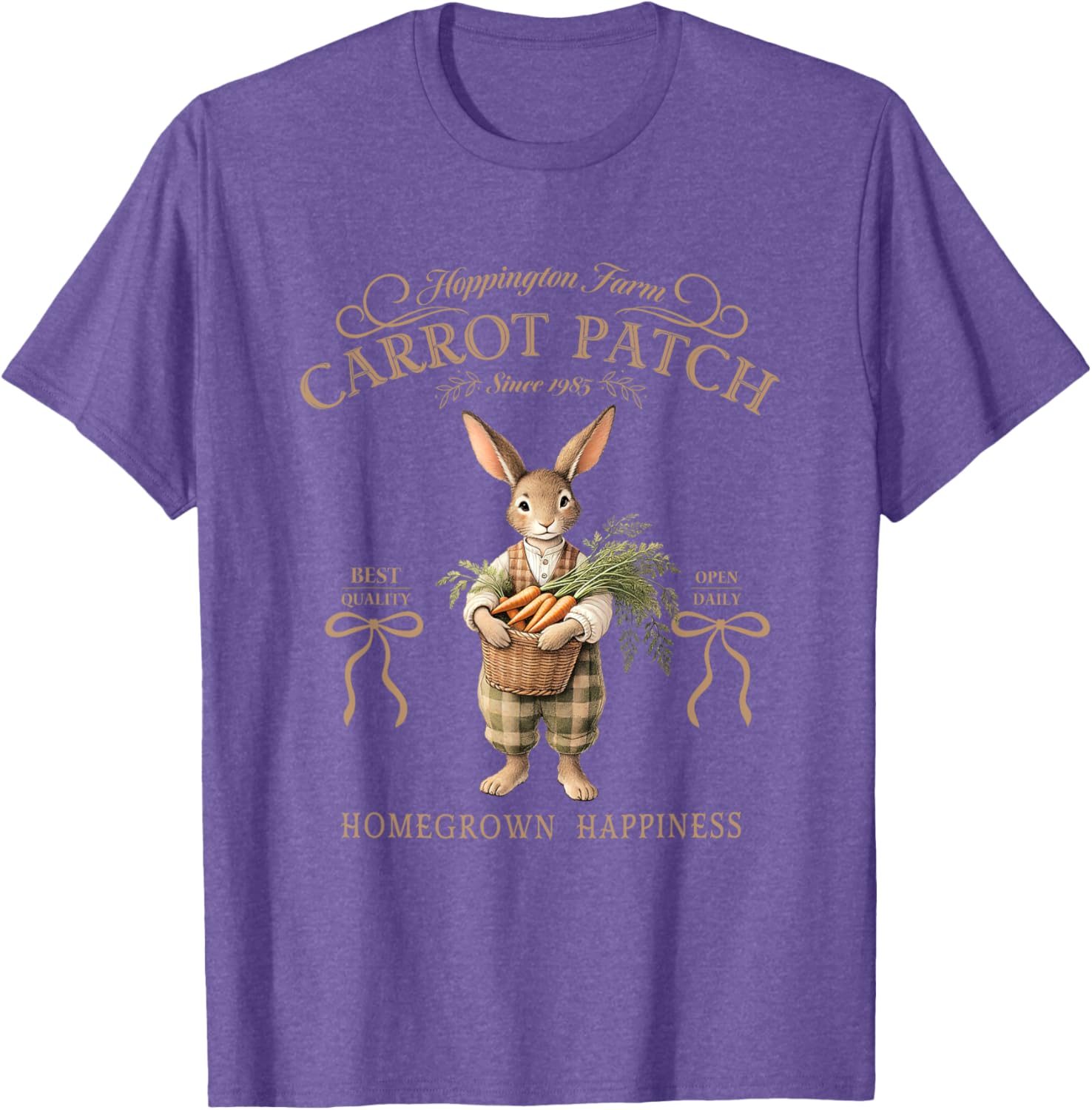 Hoppington Farm Carrot Patch Happy T-Shirt for Garden Lovers - 27