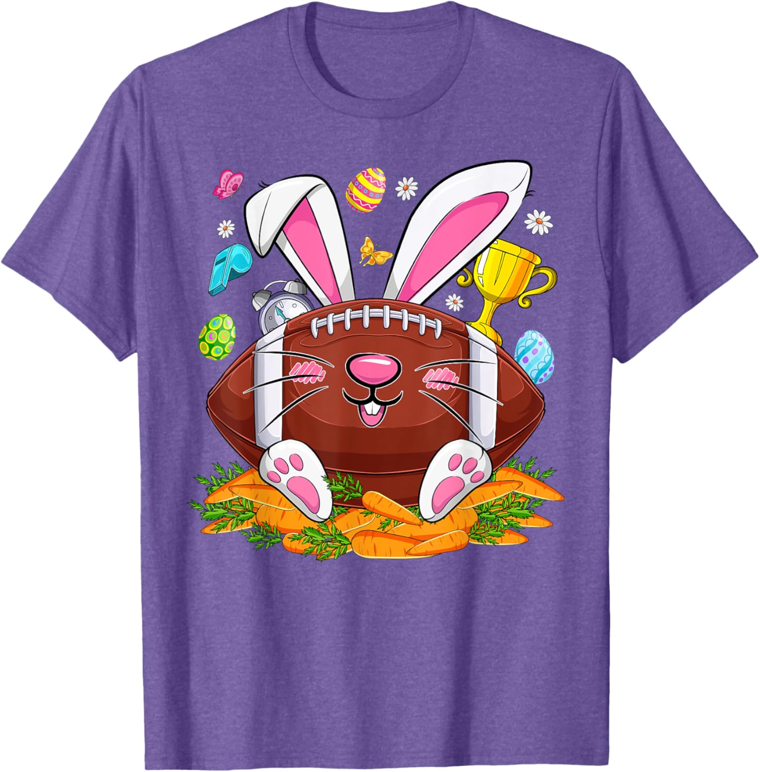 Funny Bunny Face Eggs T-Shirt for Men and Boys - Happy Easter Day Apparel - 21