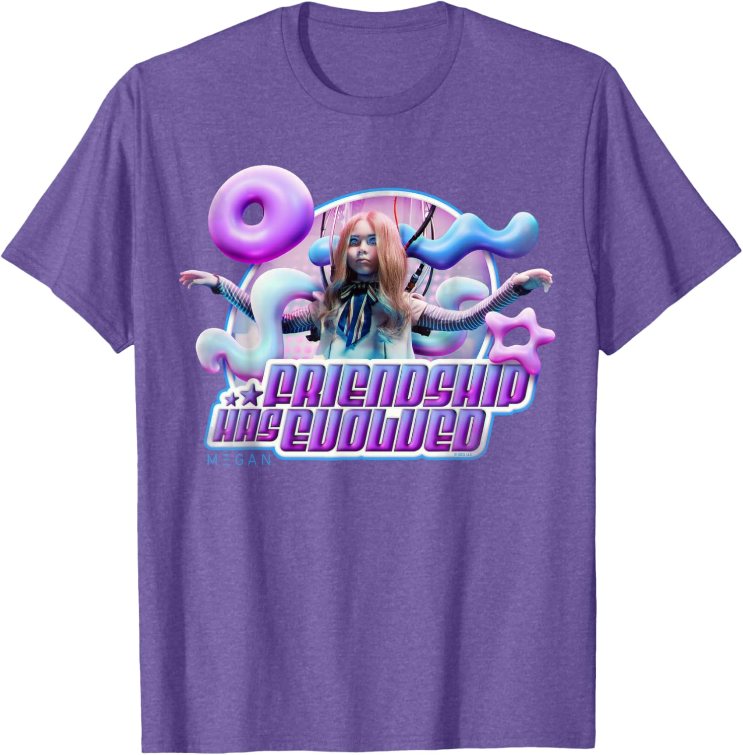 M3GAN Y2K Cyber Pop Style T-Shirt for Trendy Friendship Fashion - 2