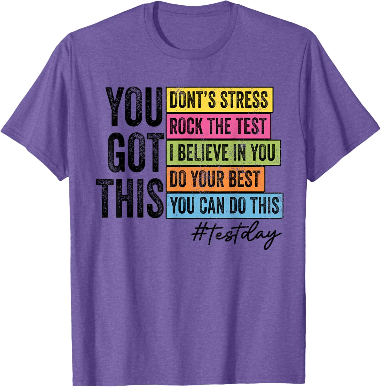 Retro You Got This Shirt Perfect for Exam Day Motivation and Style - 10