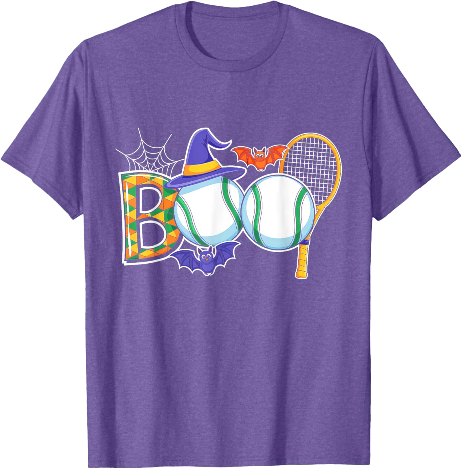 Creepy Pumpkin Tennis Lover T-Shirt for Halloween Fun and Sports Spirit - 7