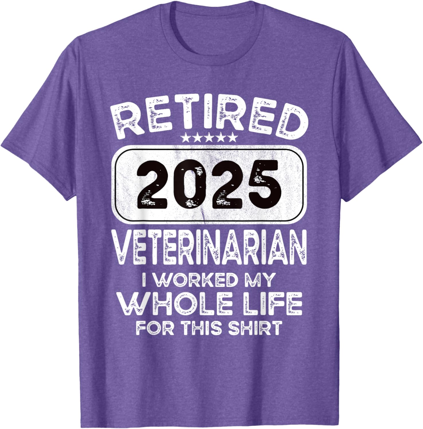 Retired Veterinarian 2025 T-Shirt for Animal Lovers and Proud Professionals - 6