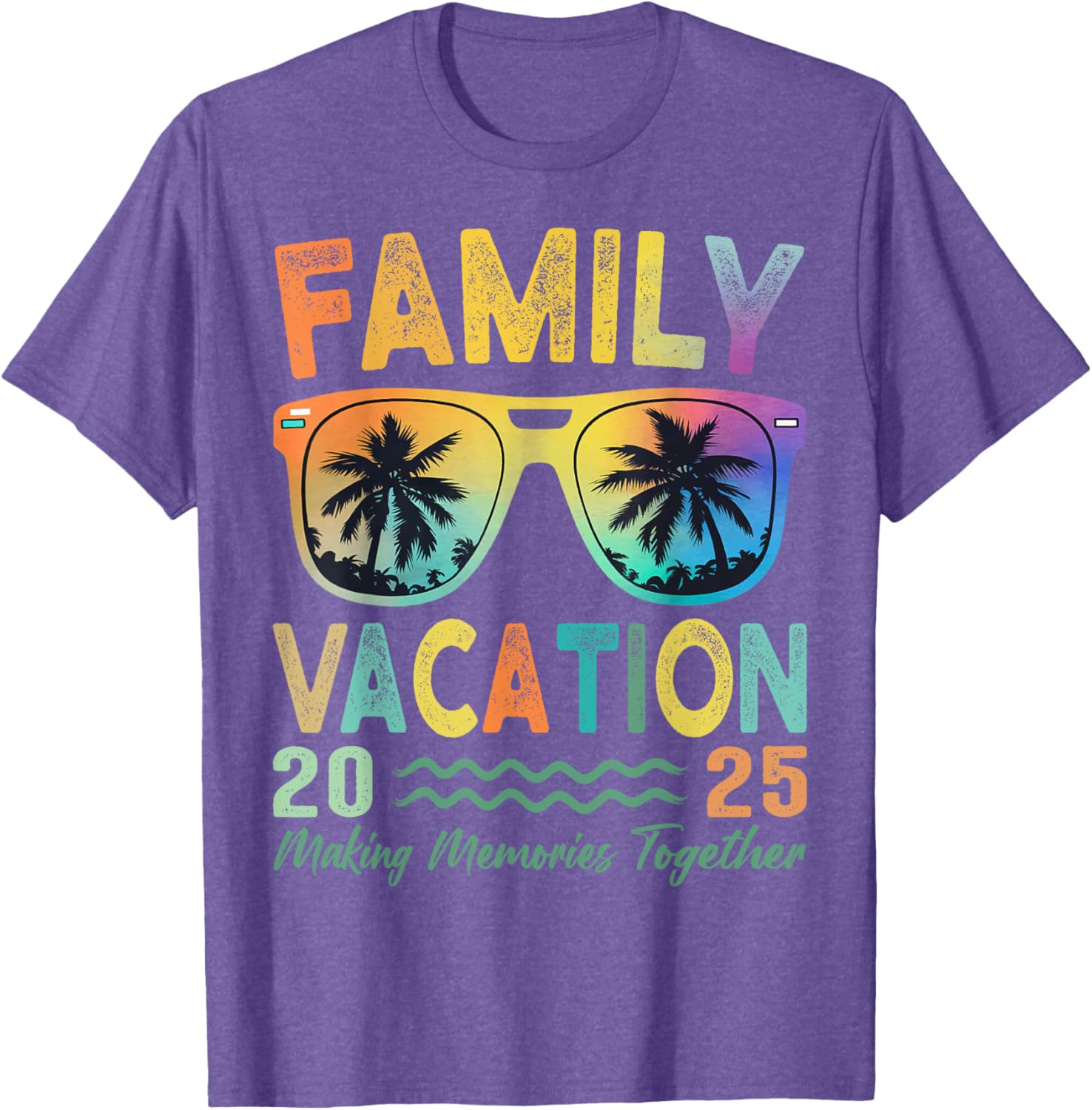 Family Vacation 2025 Memories Family Reunion T-Shirt for All Ages - 4