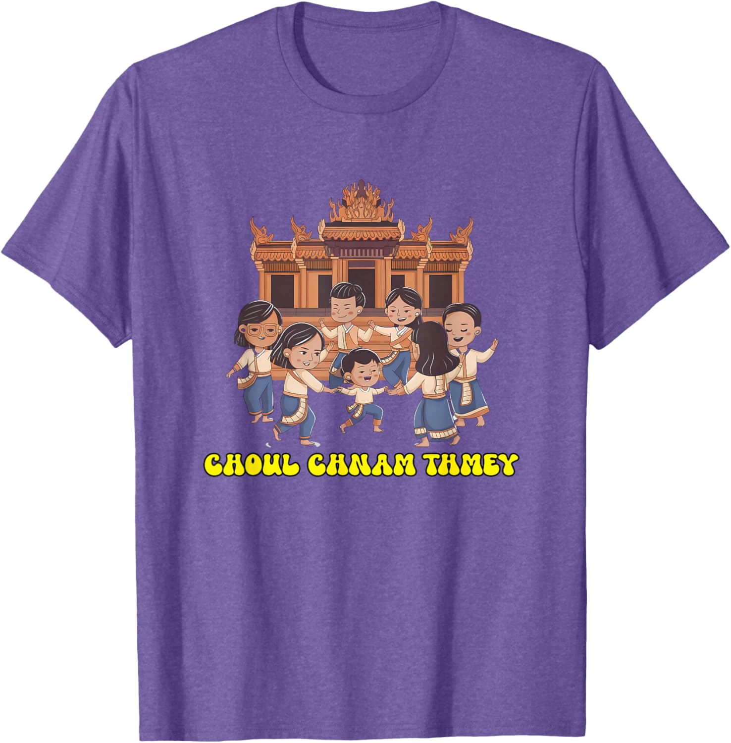 Happy Khmer New Year T-Shirt Choul Chnam Thmey for Cambodia Celebrations - 2