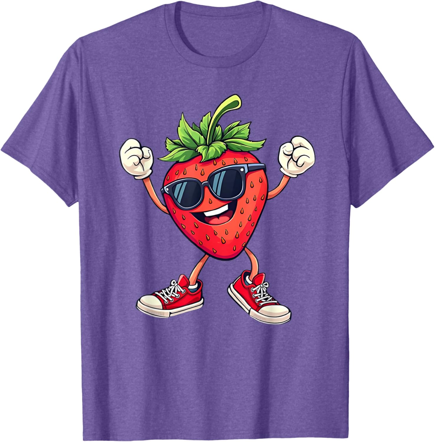 Fun Partying Strawberry Costume T-Shirt for Kids Boys and Girls - 12