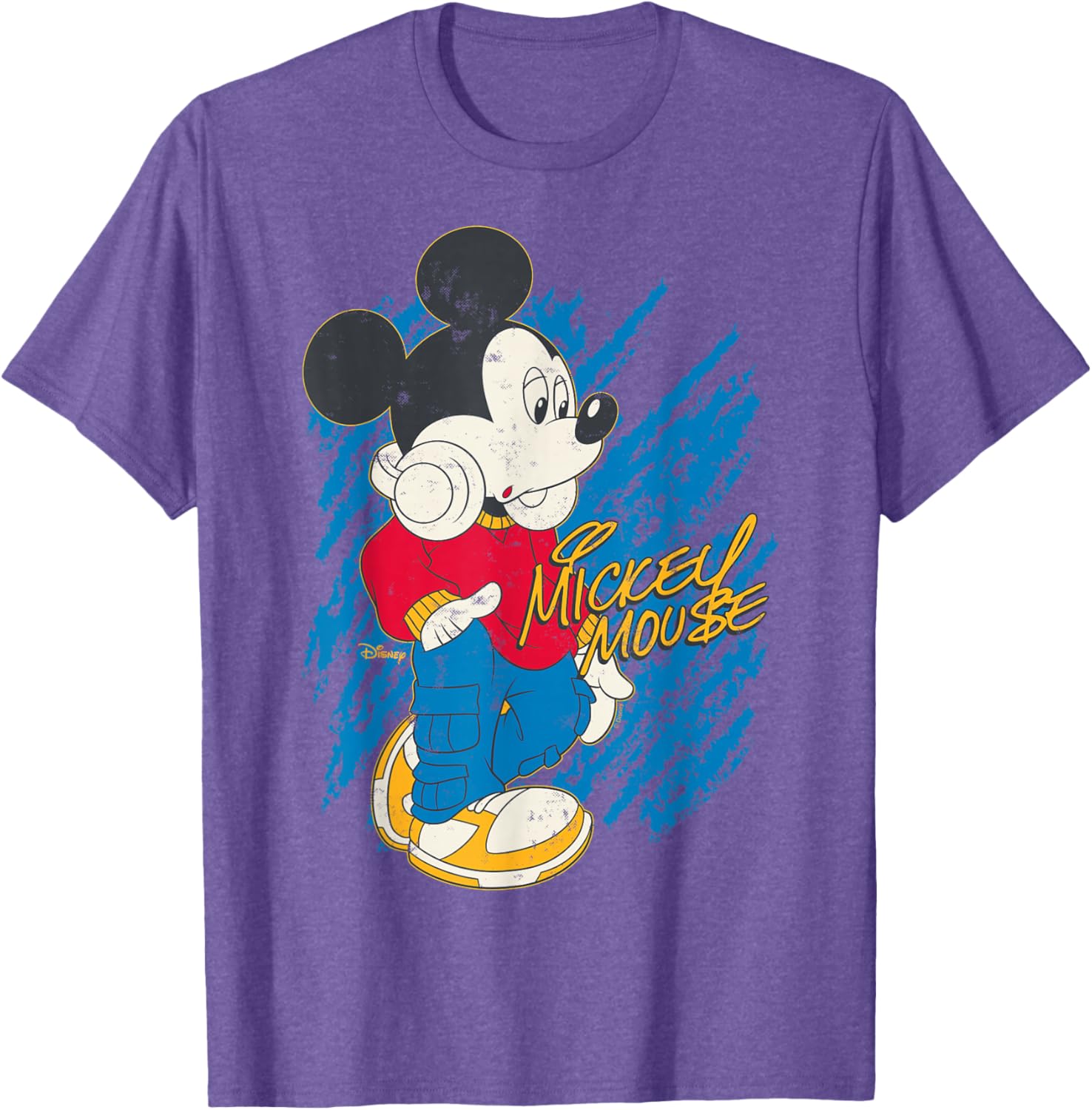 Mickey Mouse Laid Back T-Shirt with Headphones for Casual Style - 2