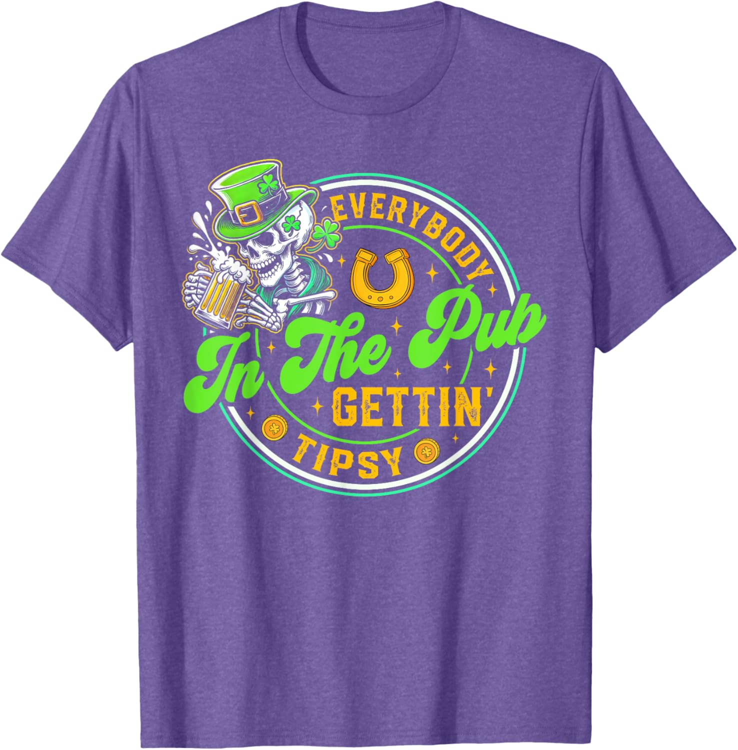 Tipsy in the Pub St Patricks Day T-Shirt for Men and Women - 19