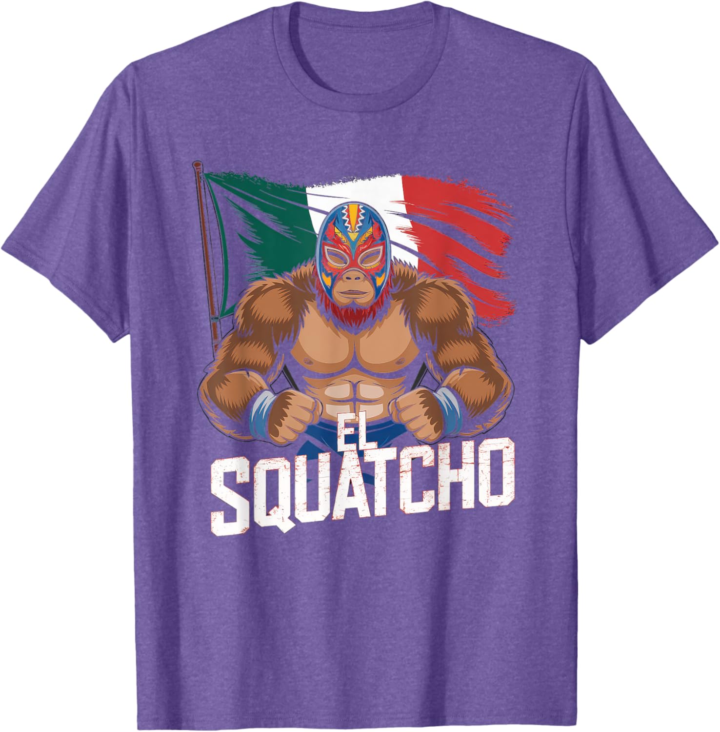 El Squatcho Bigfoot T-Shirt for Men and Women - Fun Sasquatch Design - 10