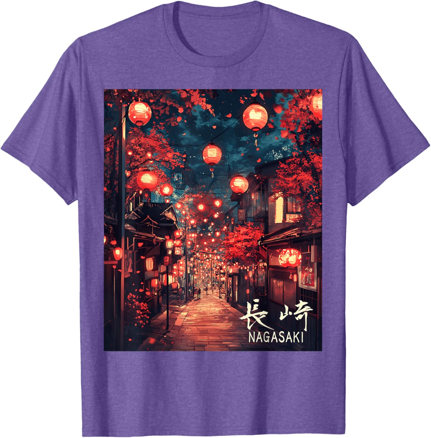 Japan Village Nagasaki Lantern Festival Streetwear T-Shirt for Unique Style - 17