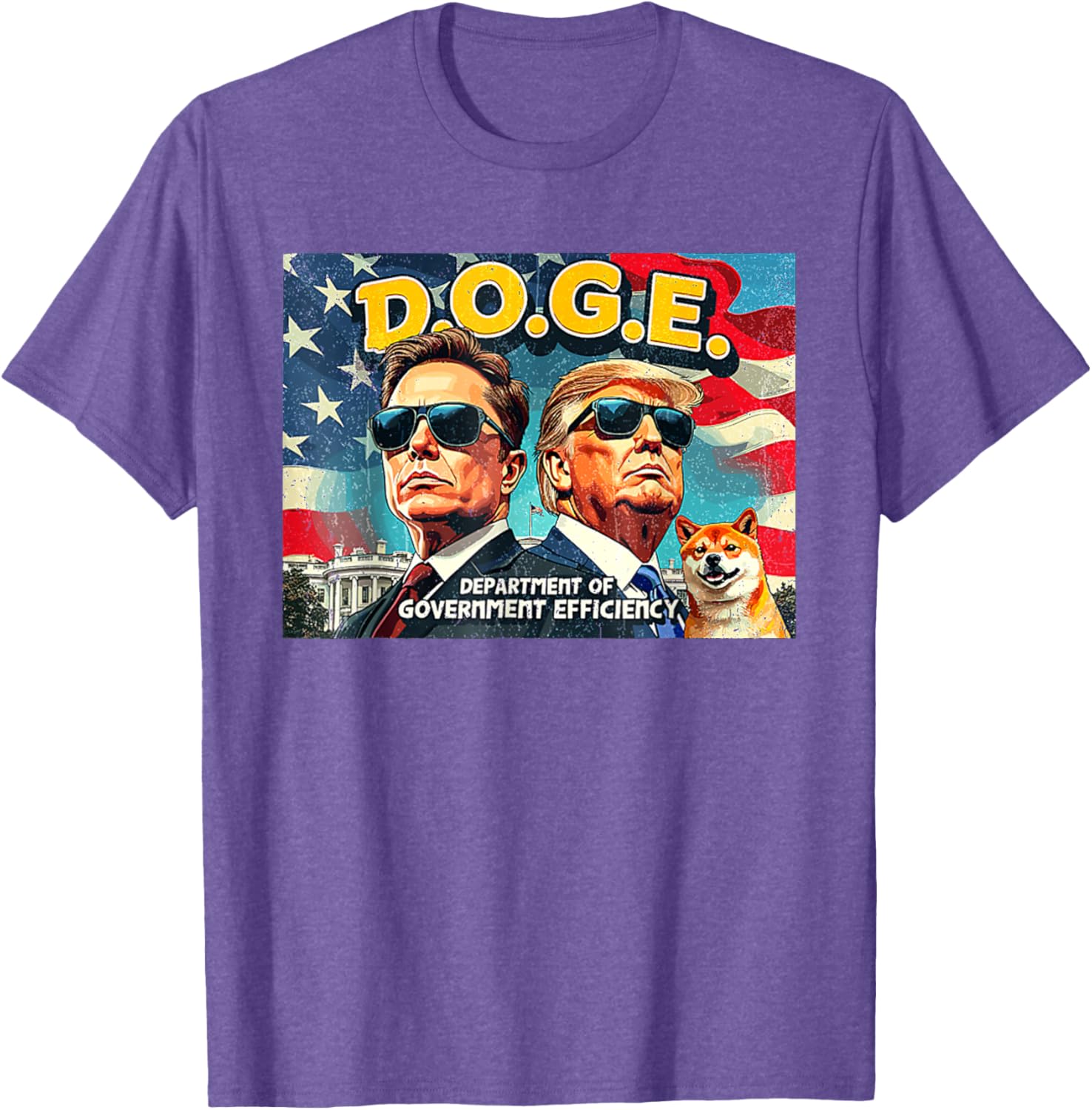 DOGE Department of Government Efficiency Trump 47th Anniversary T-Shirt - 20