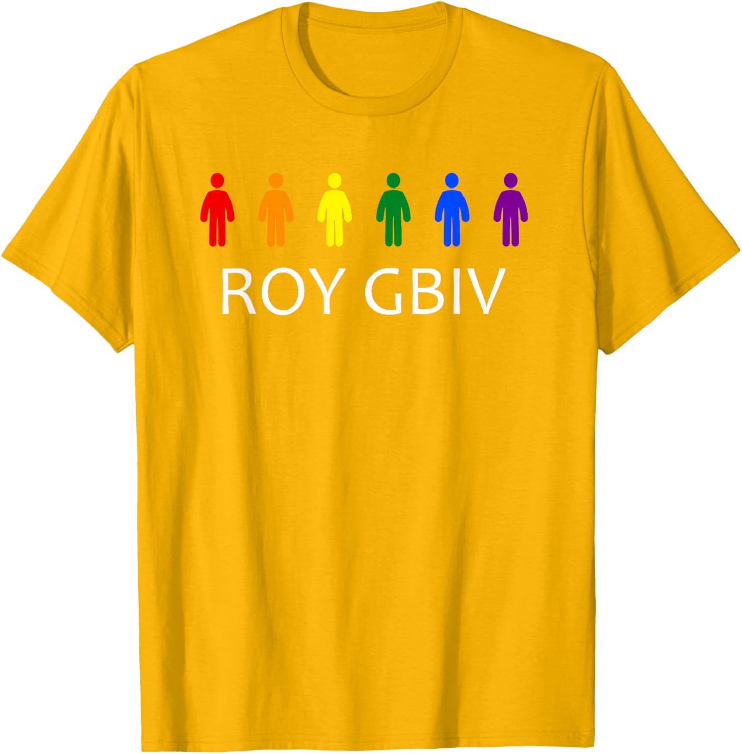 Roy Gbiv Color Spectrum T-Shirt for Vibrant Fashion Lovers - 19