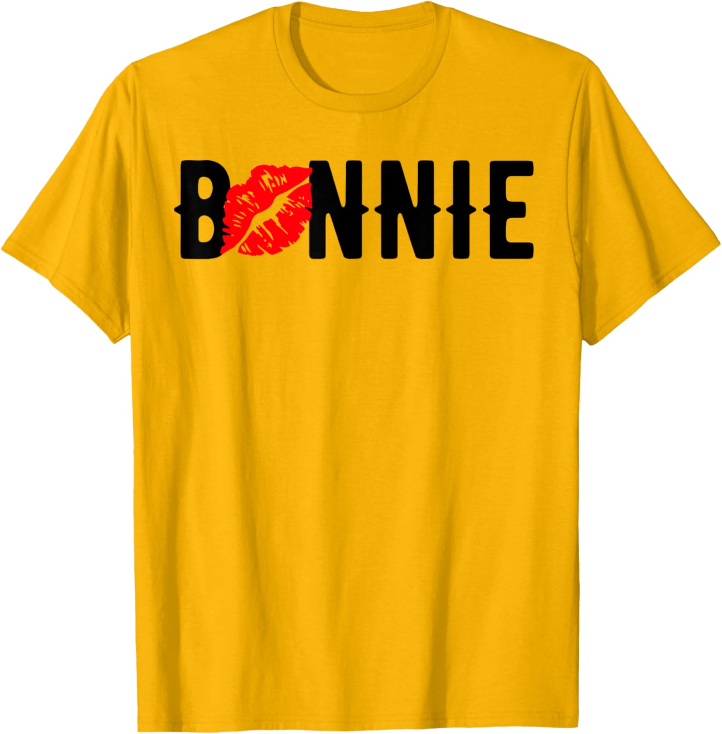 Valentine's Bonnie and Clyde Matching Couple T-Shirts for Love Birds - 4