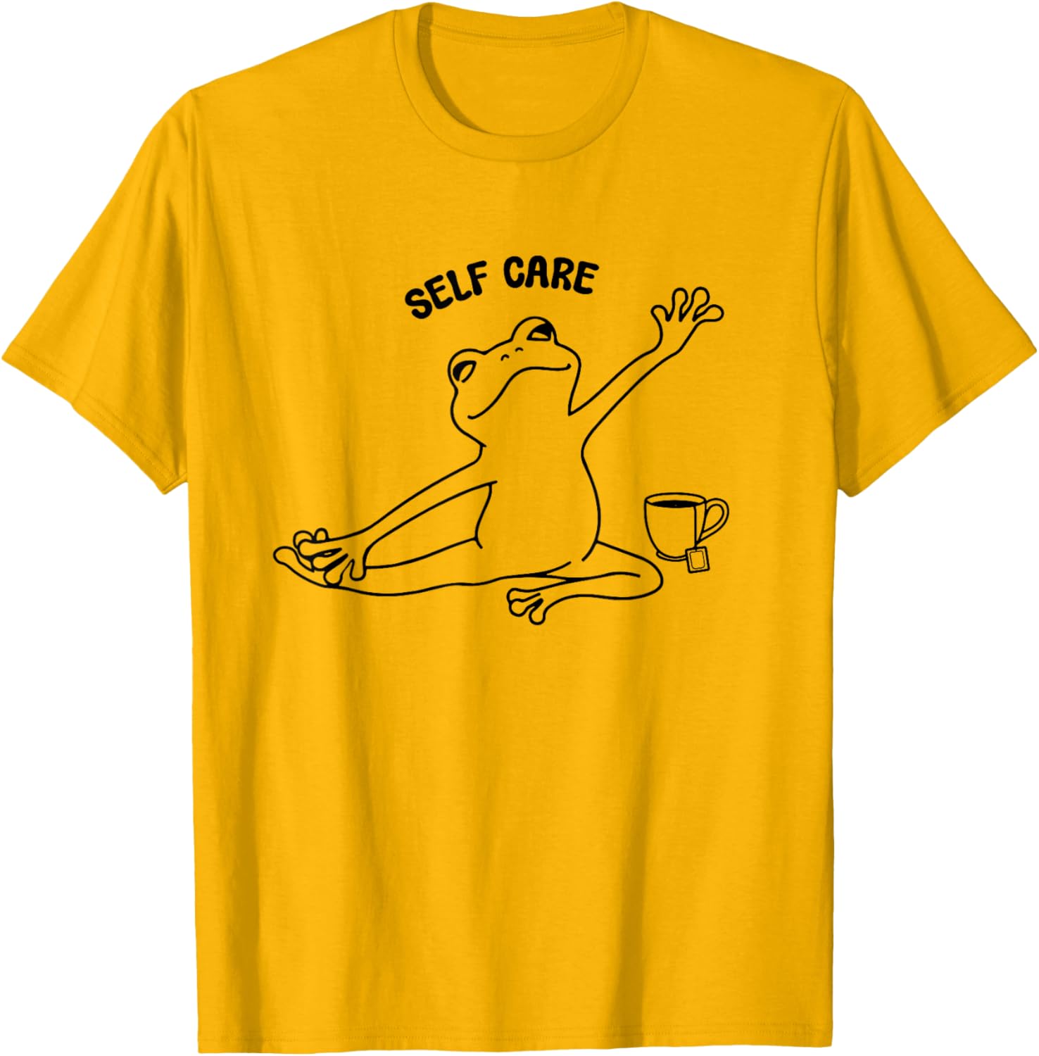 Self Care Frog T-Shirt Fun and Relaxing Apparel for Frog Lovers - 6